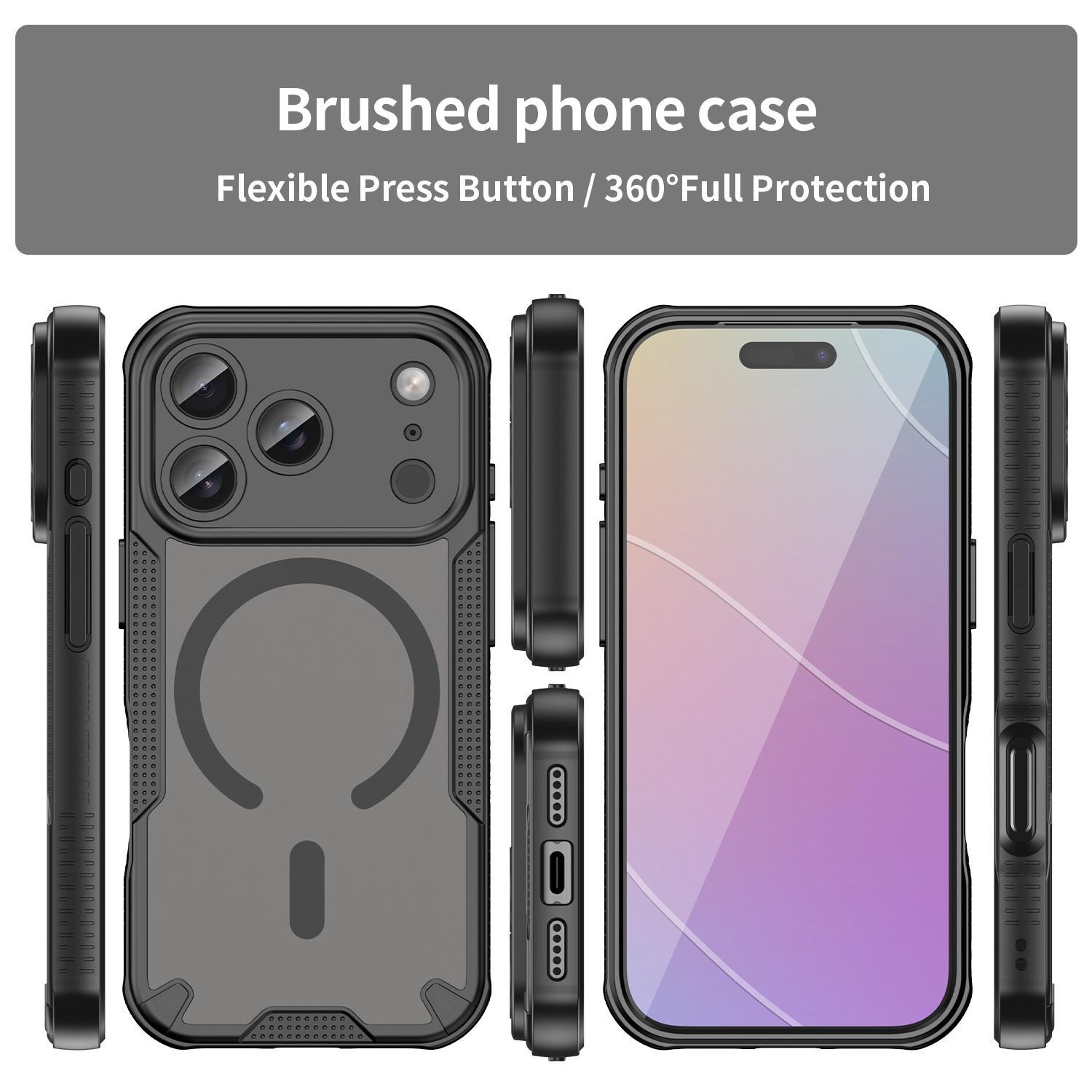 IPhone 18 Pro MagSafe Case With Slim PC TPU Armor Protection 1