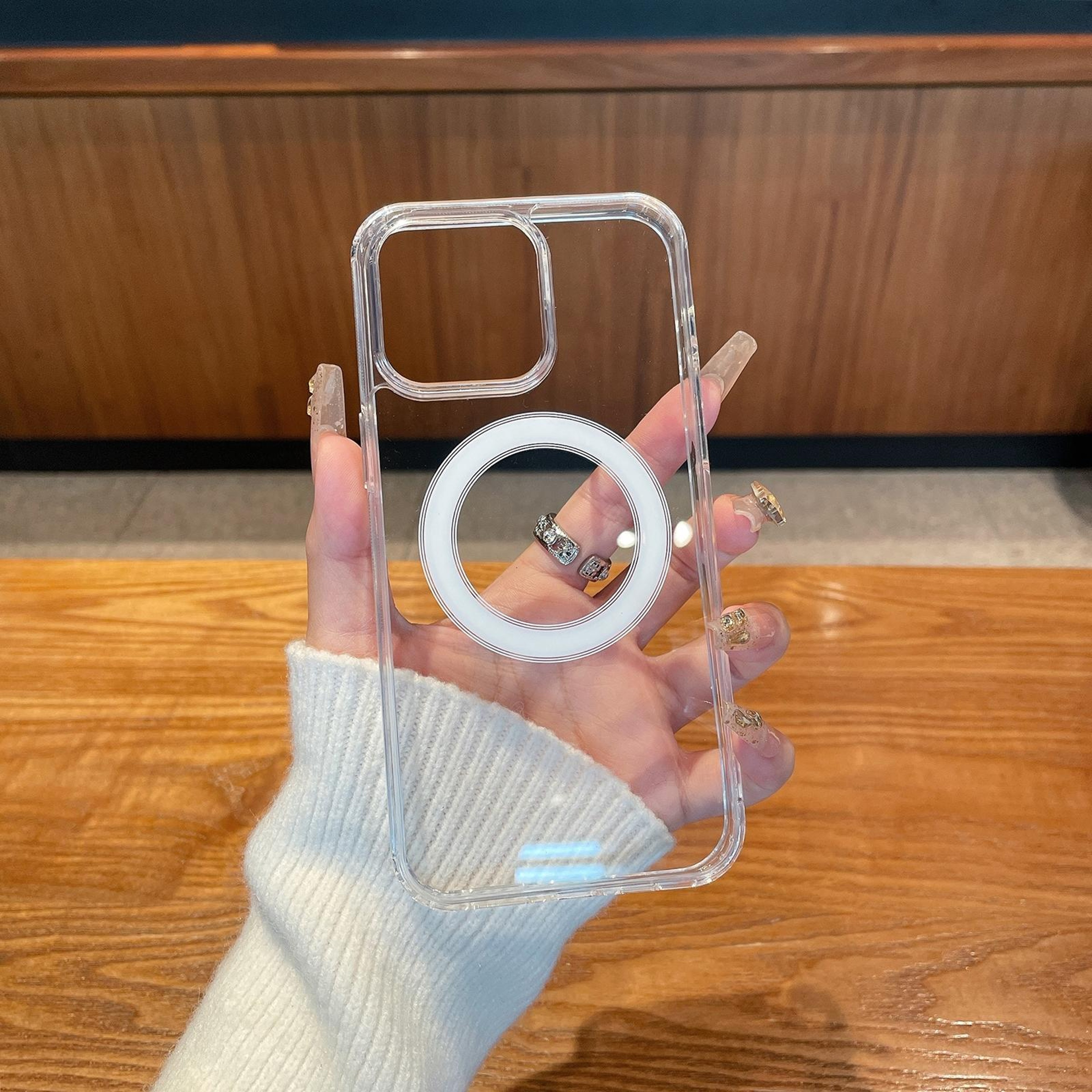 iPhone 18 Pro Max Clear MagSafe Case with Acrylic TPU Drop Protection – view 2
