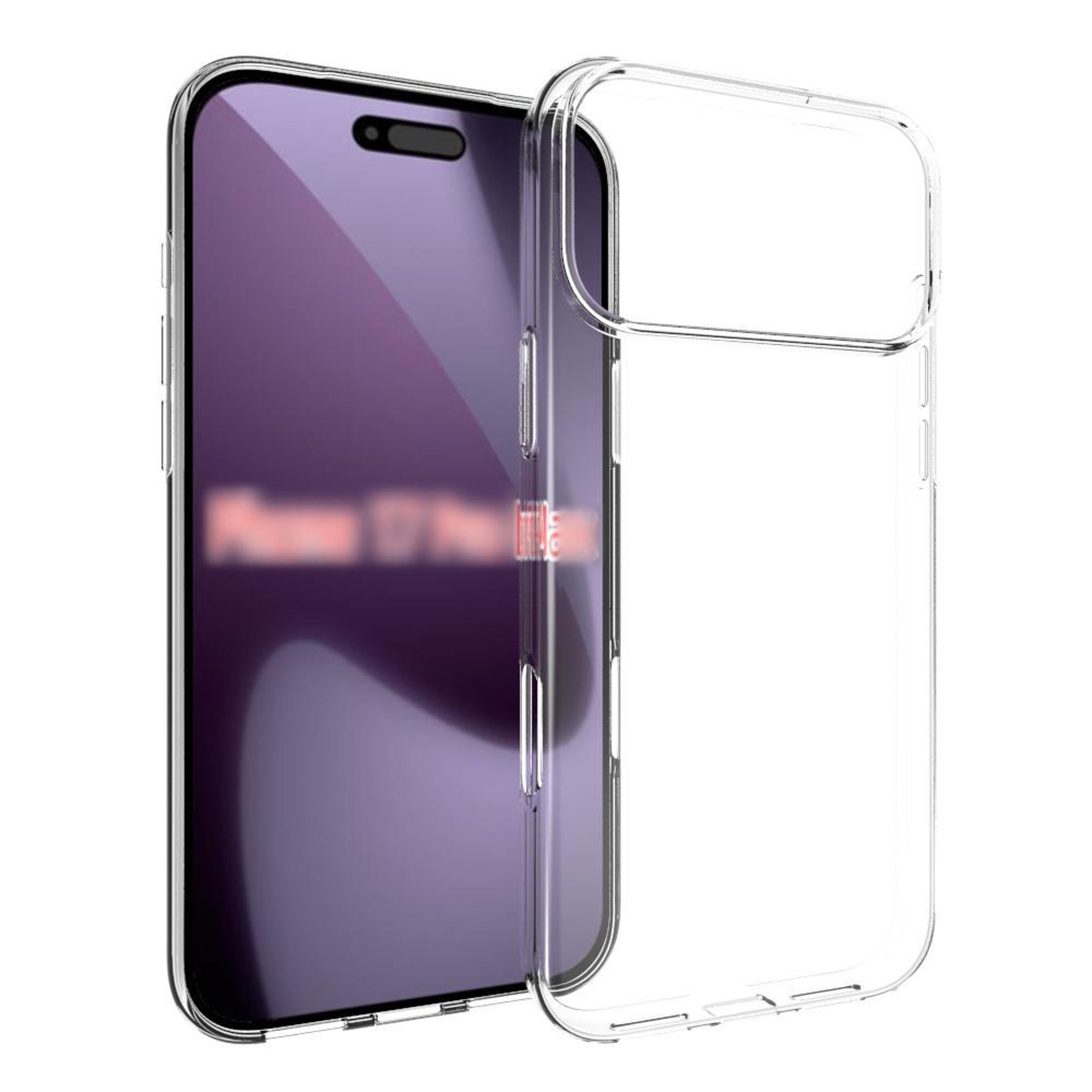 iPhone 18 Pro Max Clear TPU Case with Slim Scratch Protection – view 1