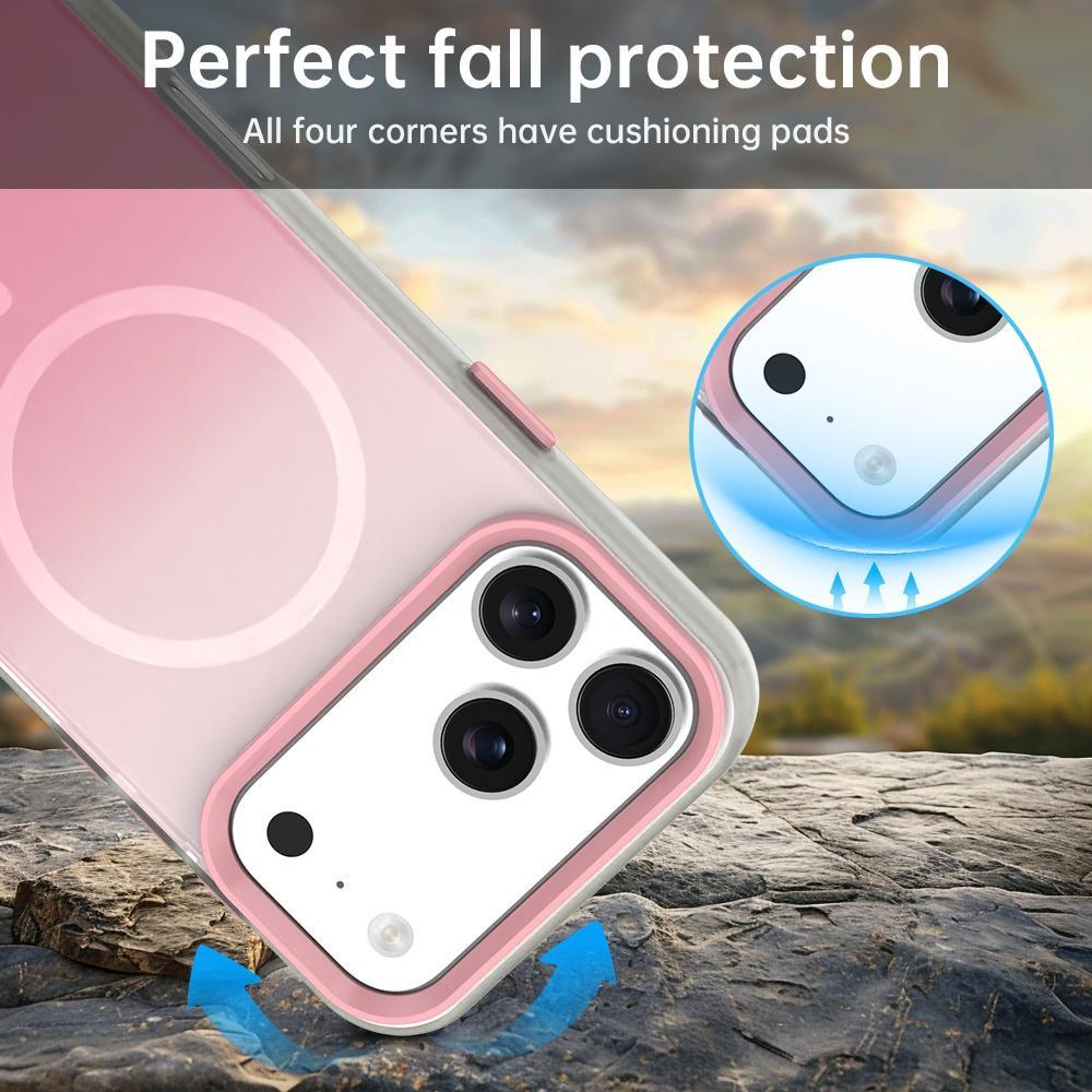IPhone 18 Pro Max Magnetic Gradient Hybrid Protective Case 2