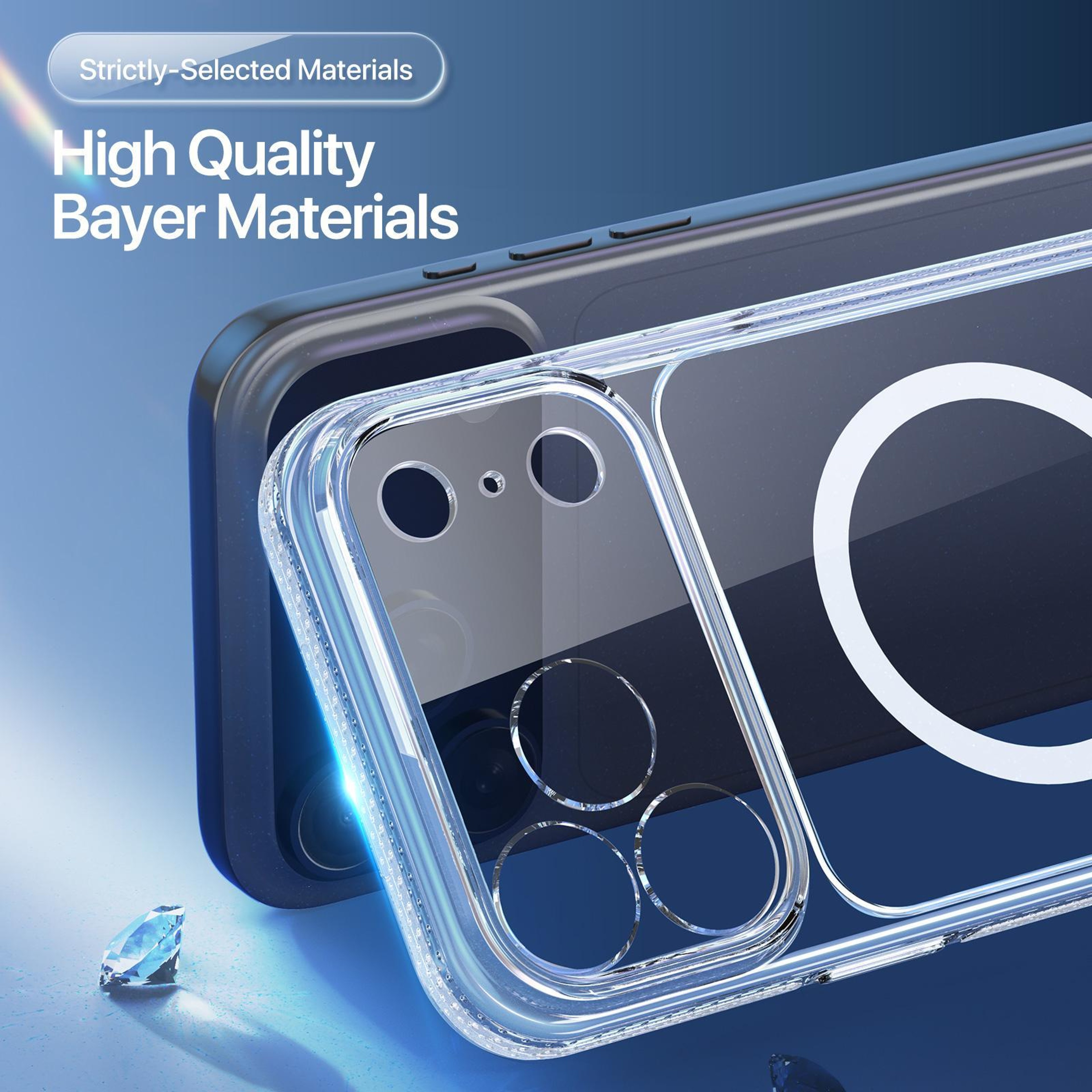 DUX DUCIS Clin Mag iPhone 18 Pro Max Case Clear MagSafe Shock Protection – view 5
