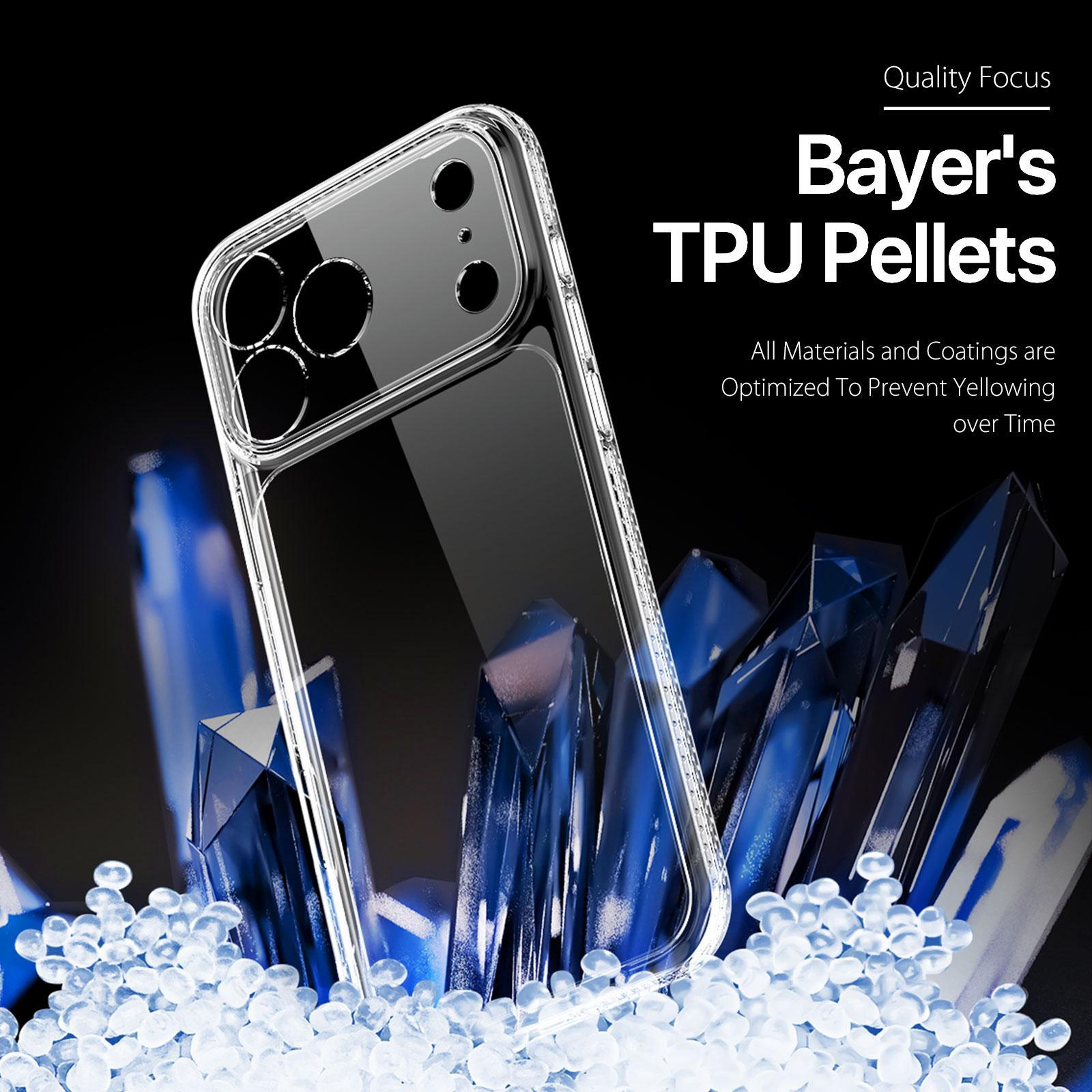 DUX DUCIS Clin iPhone 18 Pro Max Case Clear PC TPU Shock-Absorbing Protective Cover – view 6