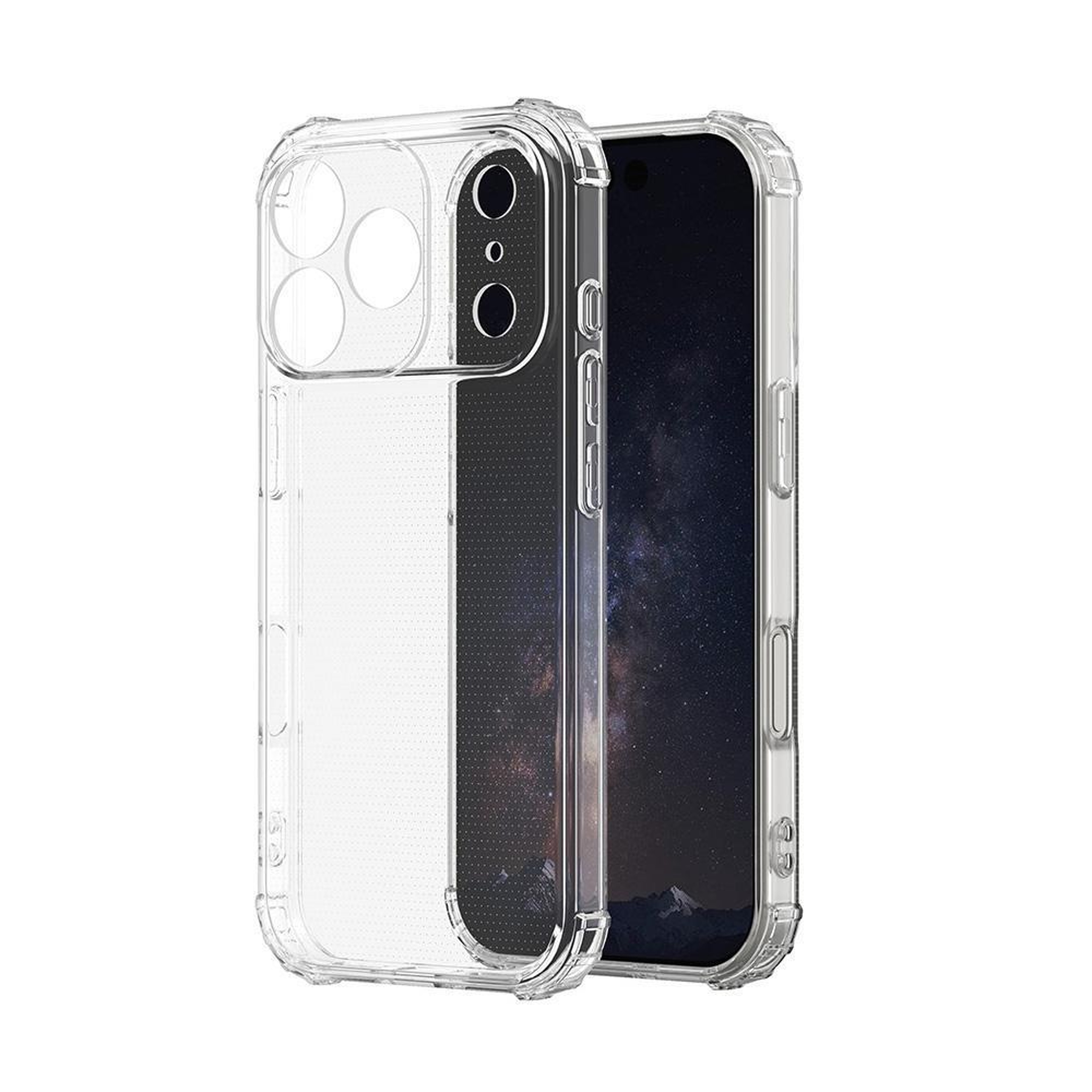 Clear iPhone 18 Pro Max Case with Four-Corner Shockproof TPU Protection – view 3