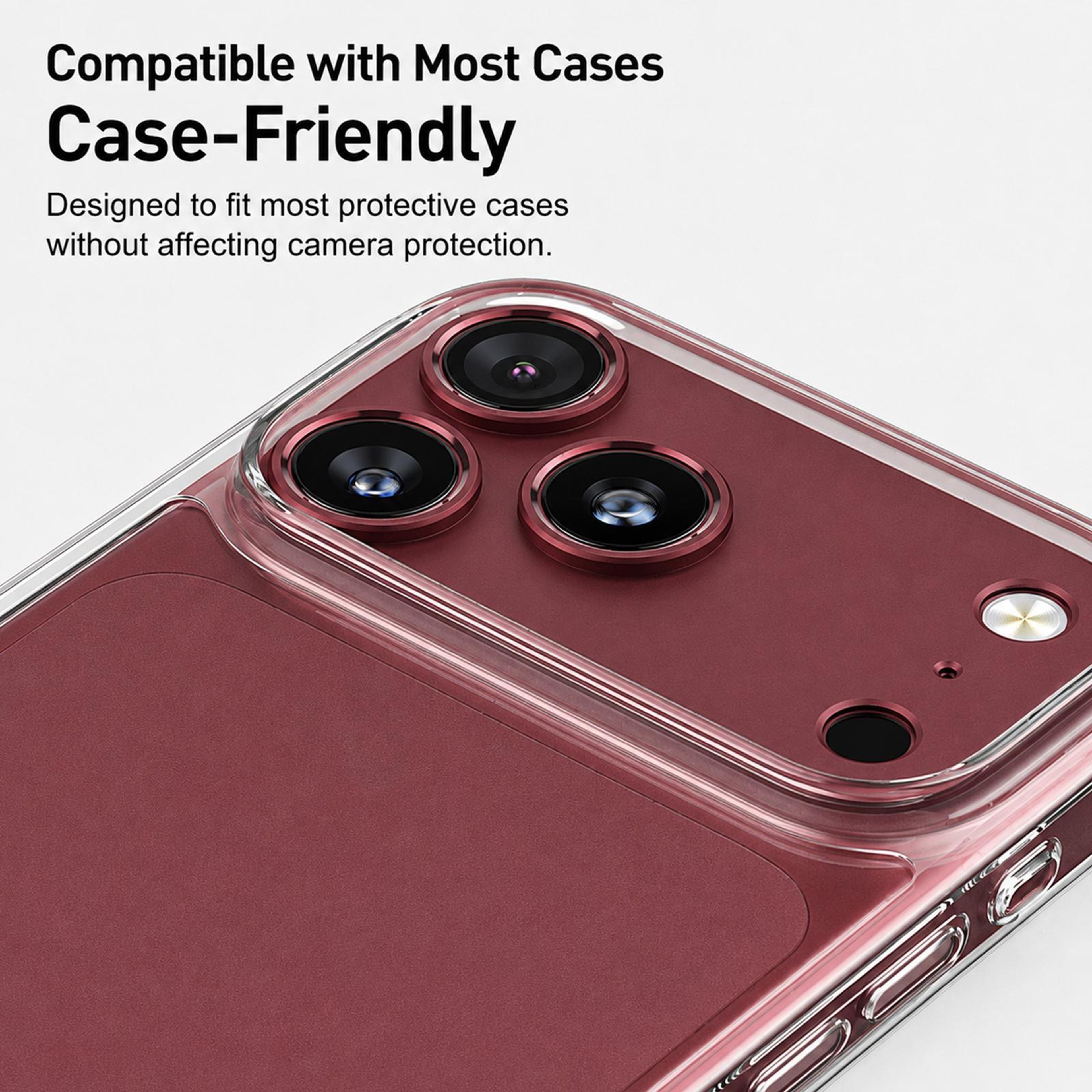 IPhone 18 Pro Hollow Camera Lens Protector With Aluminum Alloy AntiScratch Protection 4