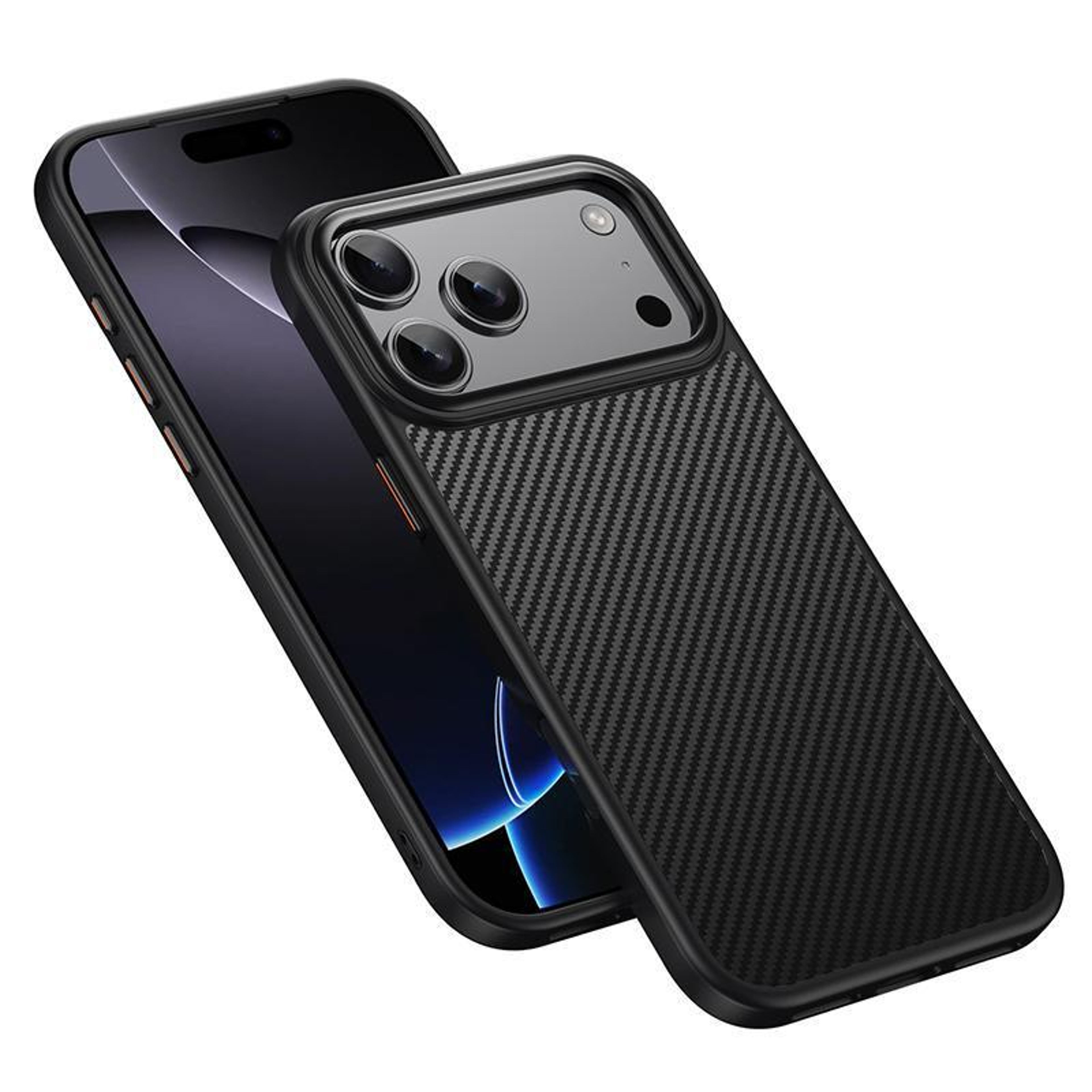 iPhone 18 Pro Magnetic Shockproof Case with Kevlar Texture and Aluminum Alloy Frame – view 2