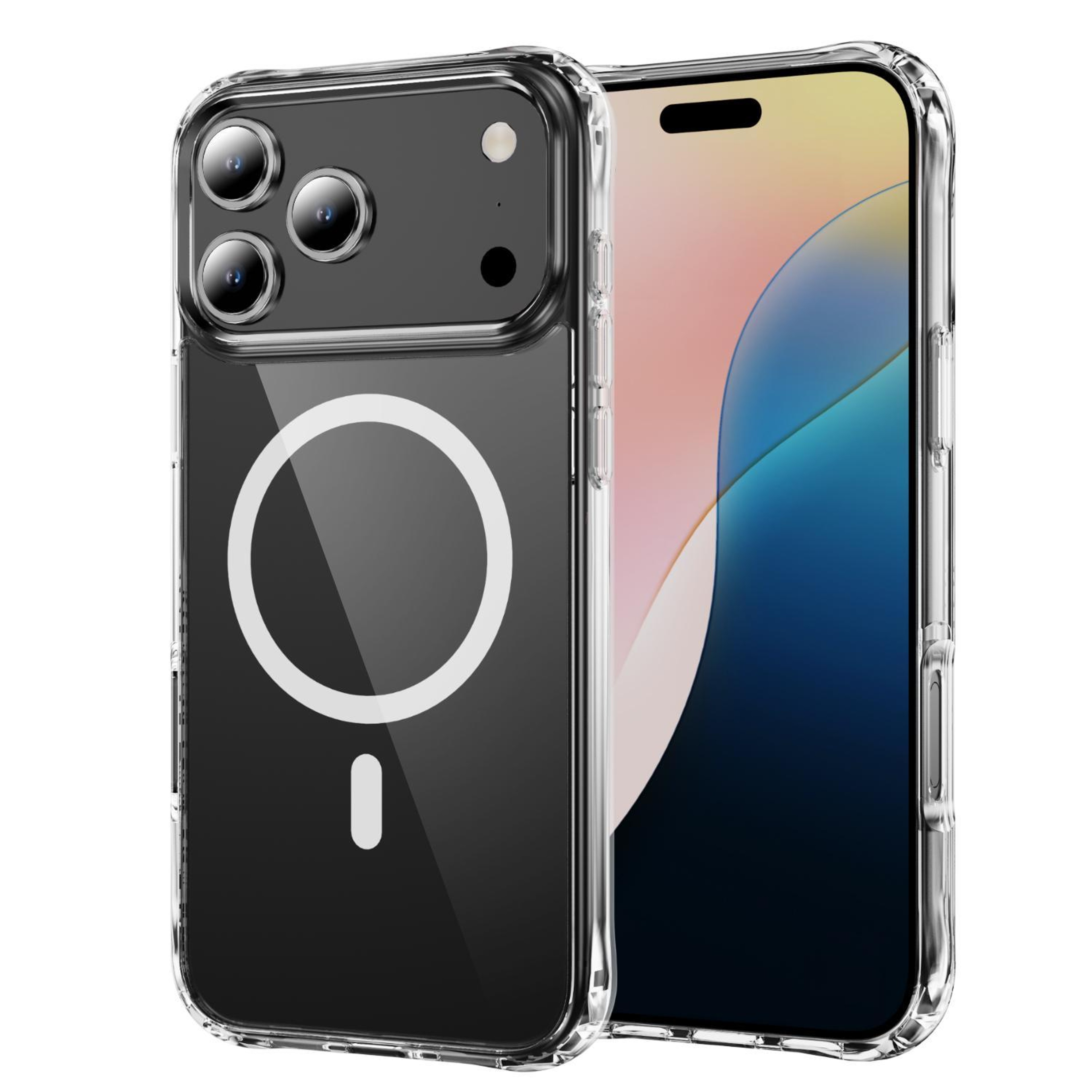 iPhone 18 Pro Clear MagSafe Case with Air-Cushion Corner Protection – view 1