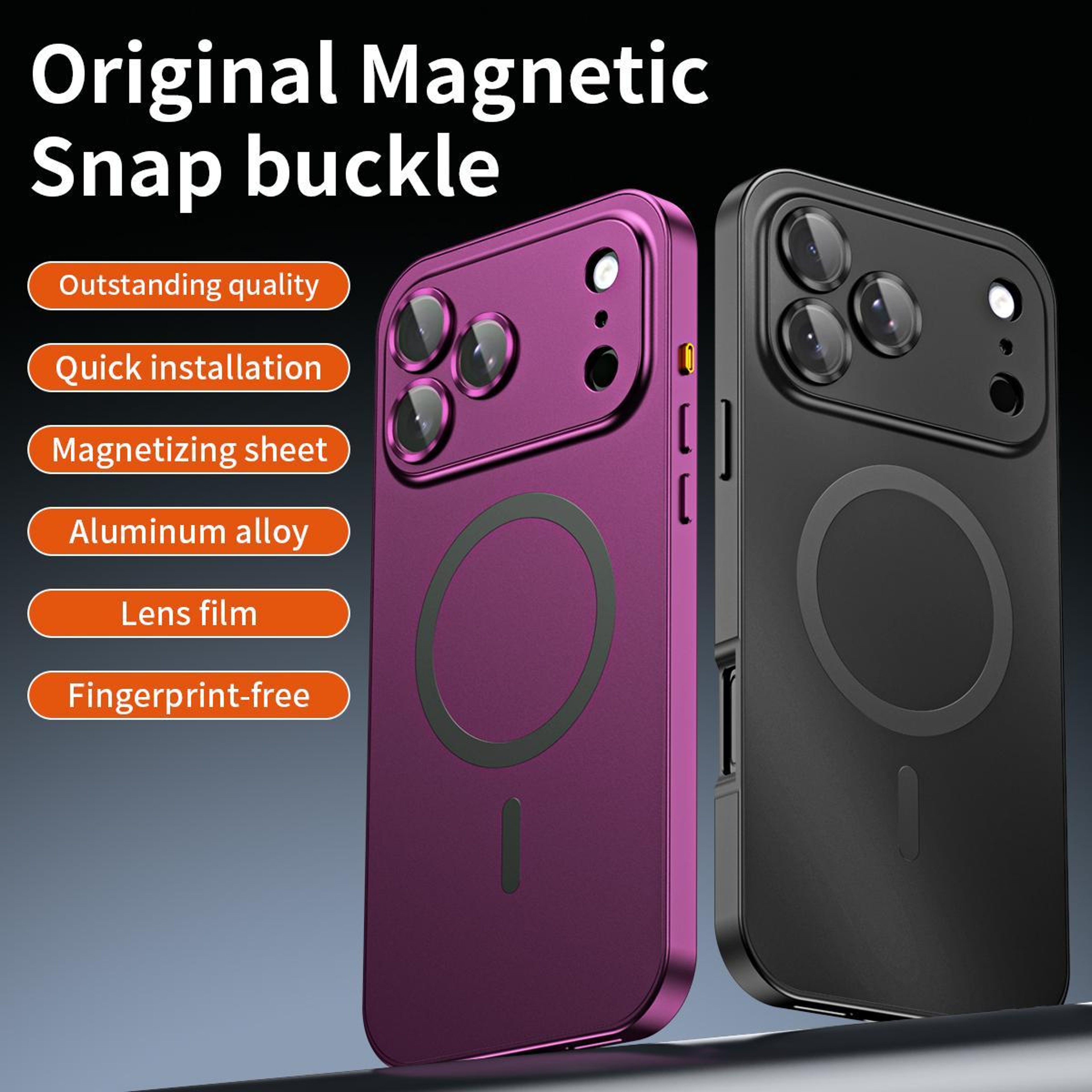 PrecisionGuard IPhone 18 Pro Case With MagSafe Case Magnetic Metal Frame And Camera Protection 1