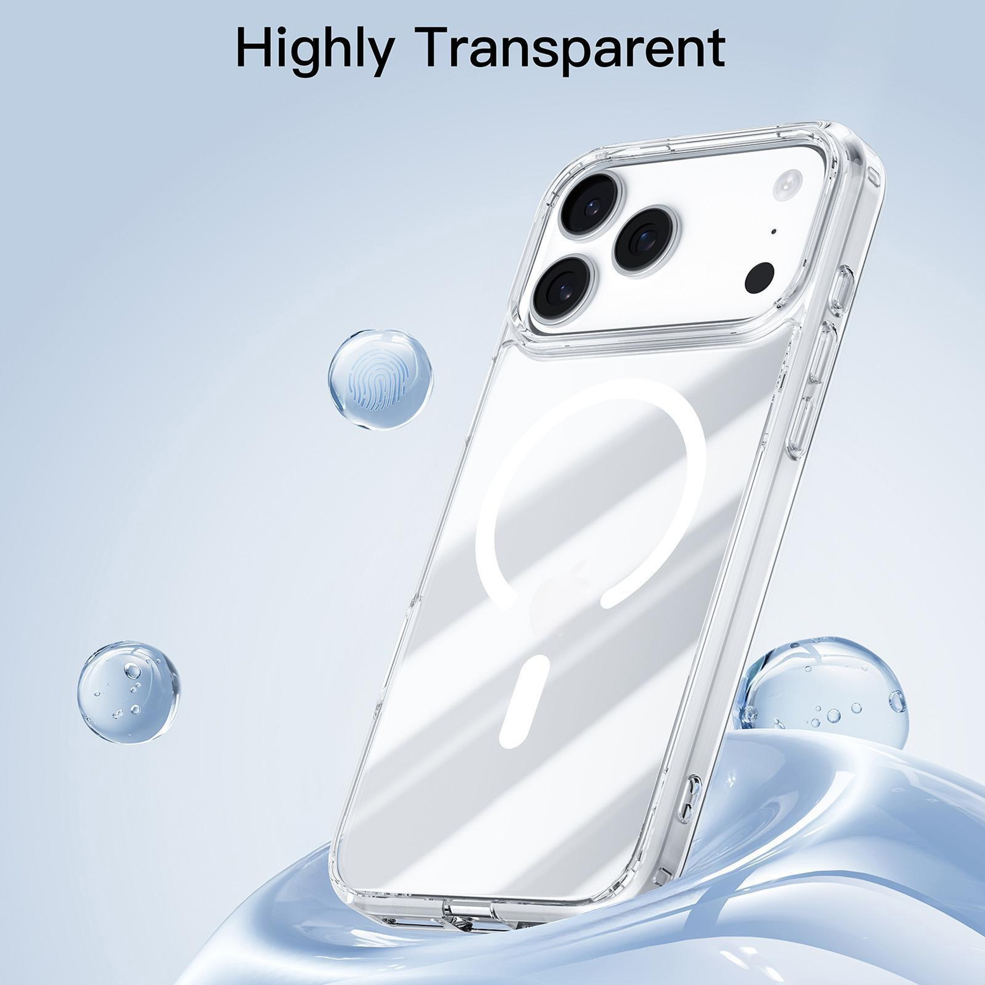 Mutural Ice Series iPhone 18 Pro MagSafe Clear TPU Protective Case – view 7
