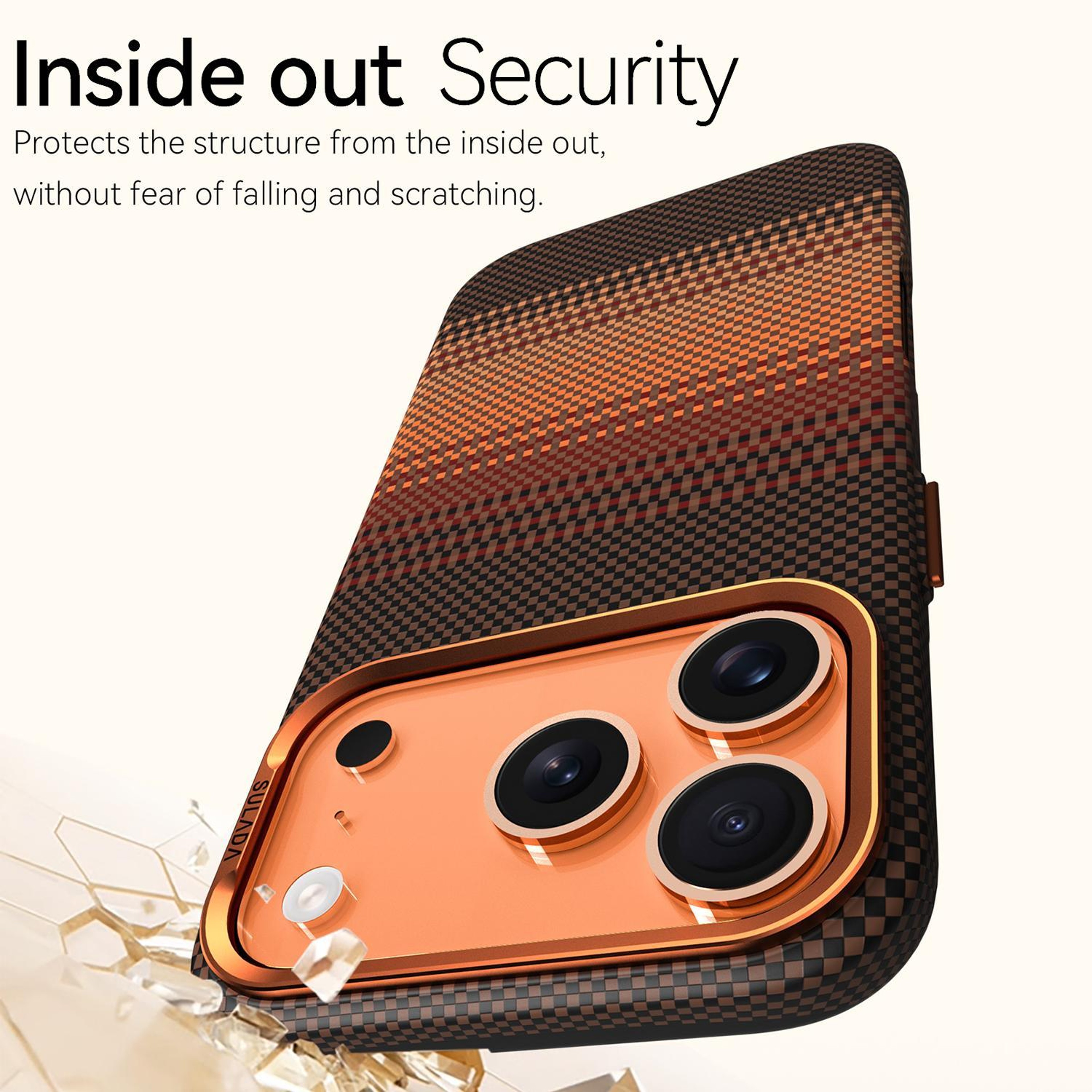 SULADA IPhone 18 Pro Max Case With Kevlar Woven Texture And Magnetic Charging 8