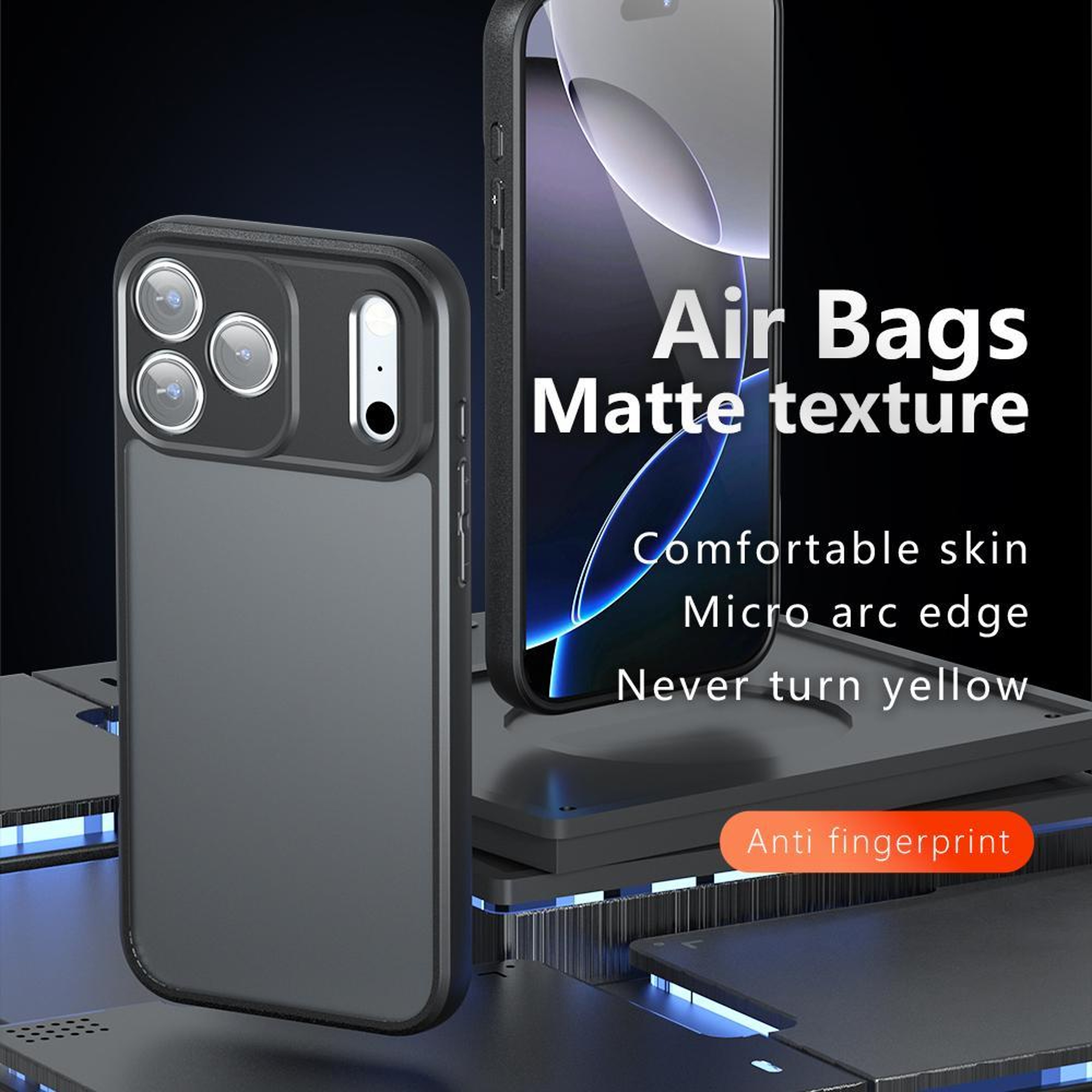 Armor Clear iPhone 18 Pro Case with Hybrid PC TPU Protection and Precise Fit – view 2