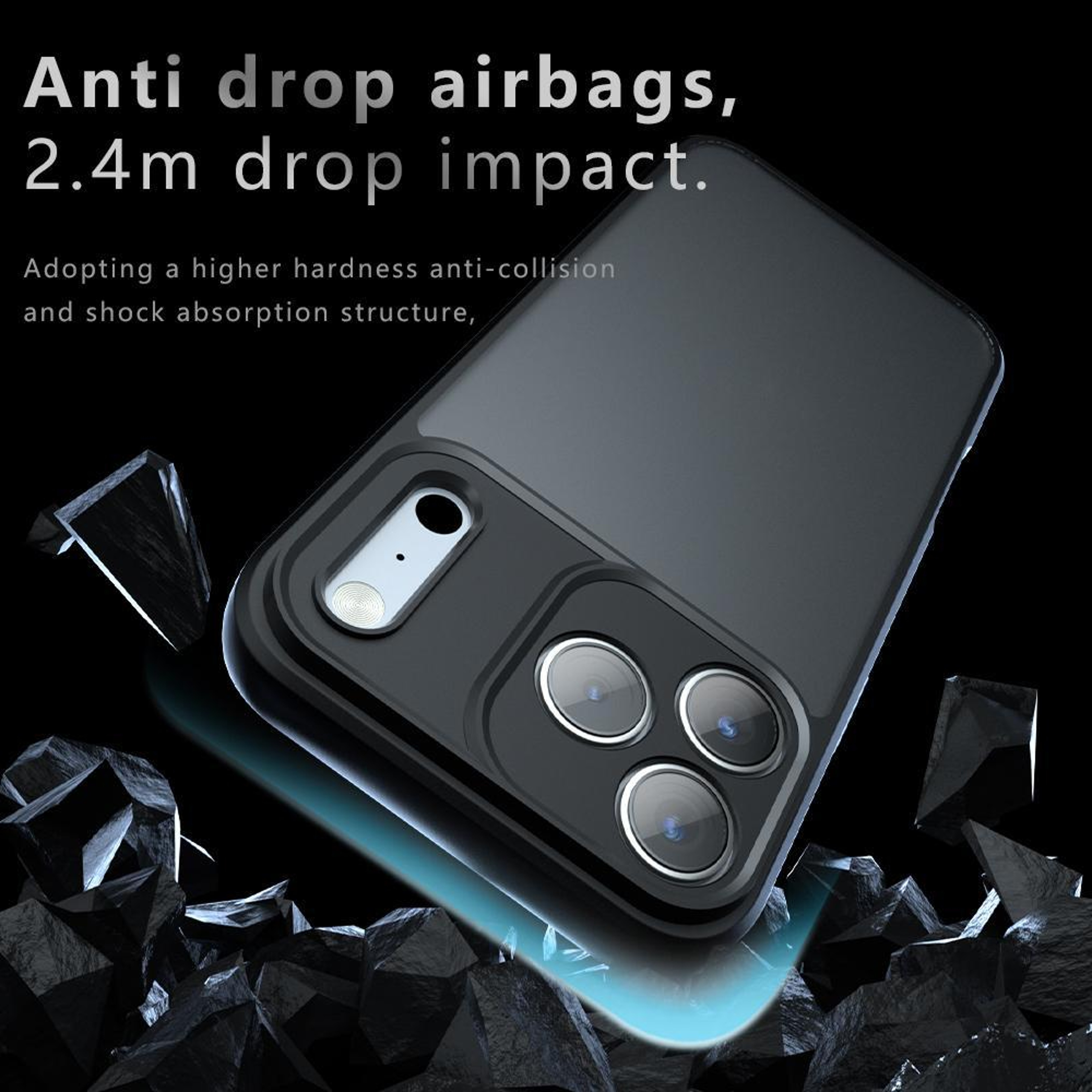 Armor Clear iPhone 18 Pro Case with Hybrid PC TPU Protection and Precise Fit – view 4