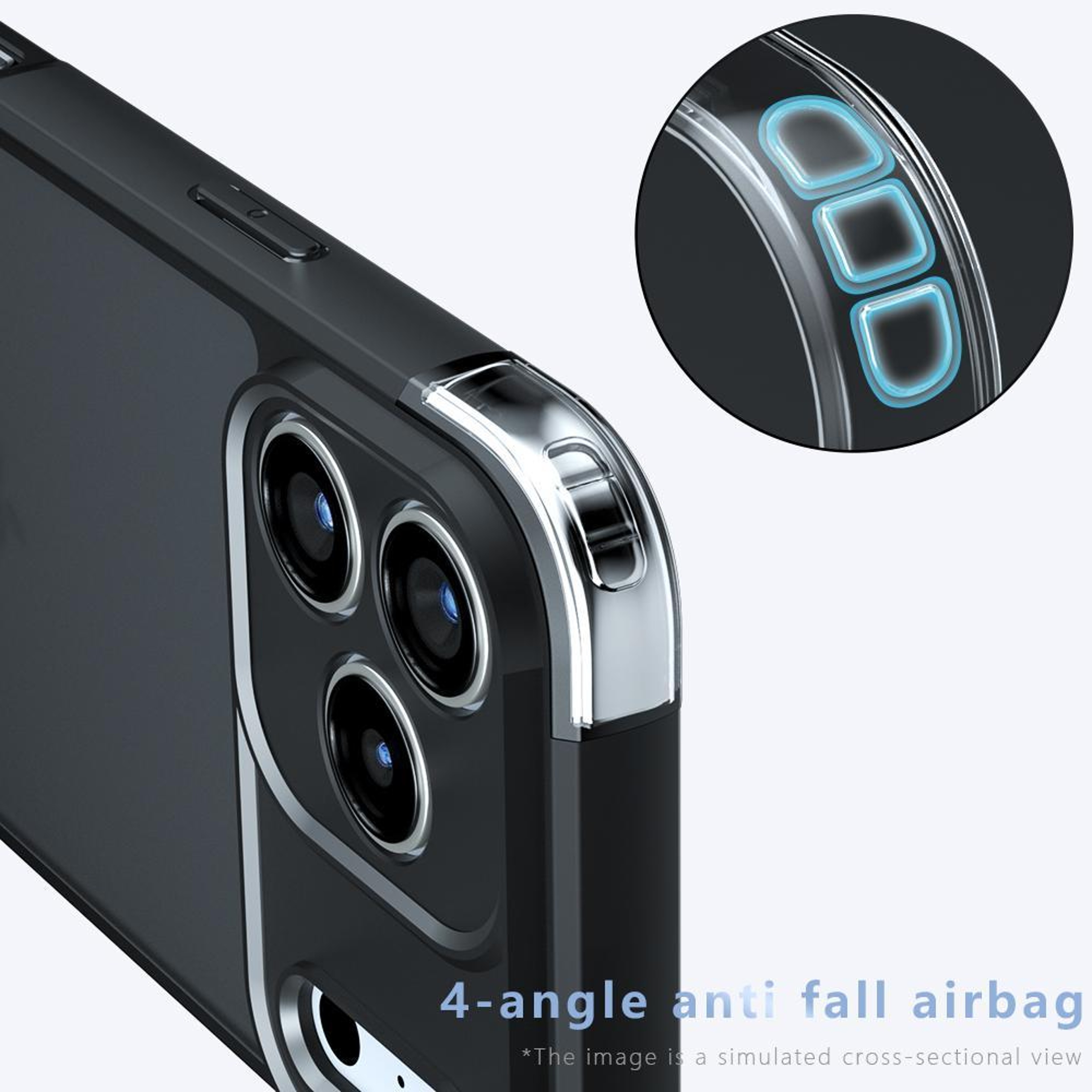 Armor Clear iPhone 18 Pro Case with Hybrid PC TPU Protection and Precise Fit – view 5