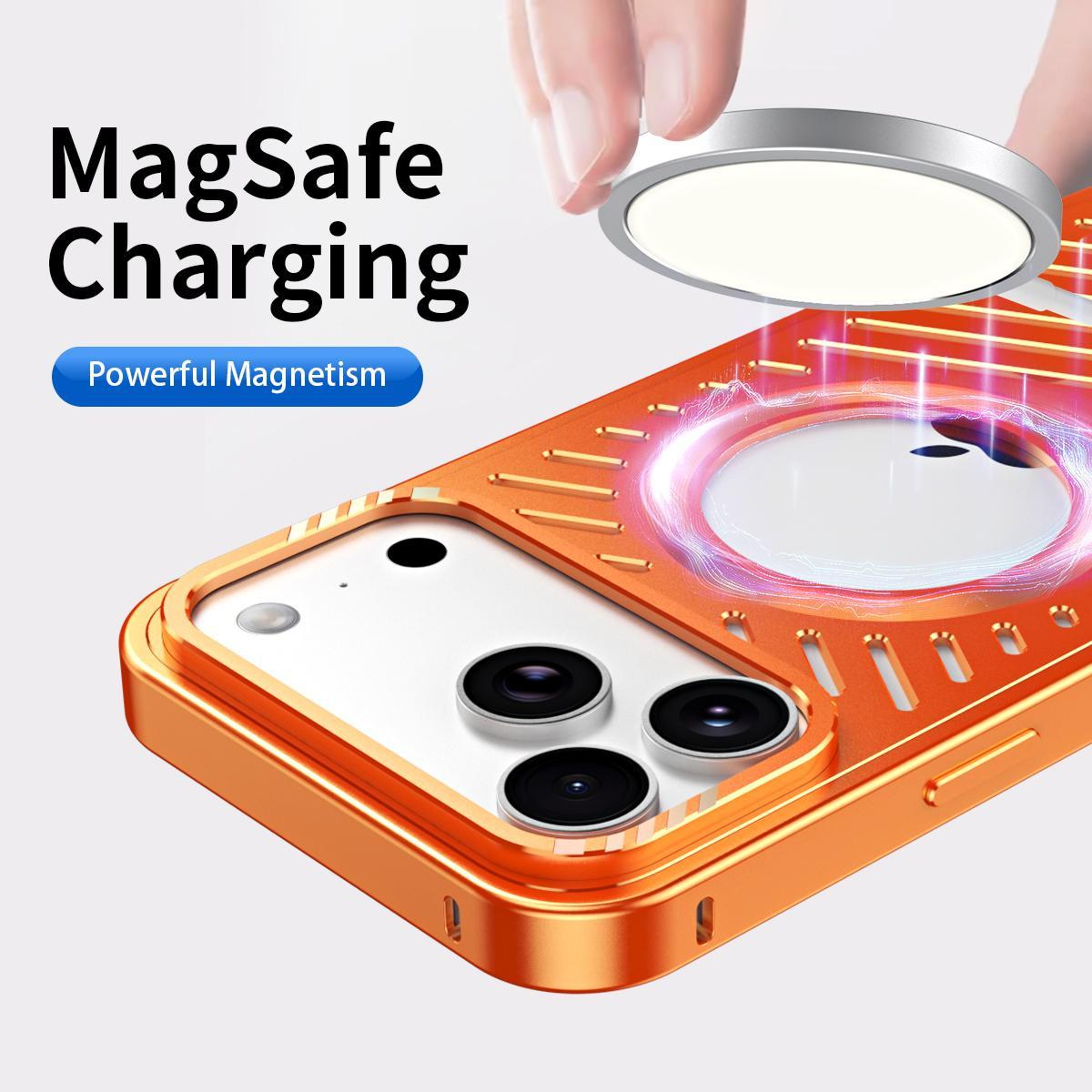 IPhone 18 Pro  Cooling Phone Case With MagSafe Magnetic Metal Protection 2