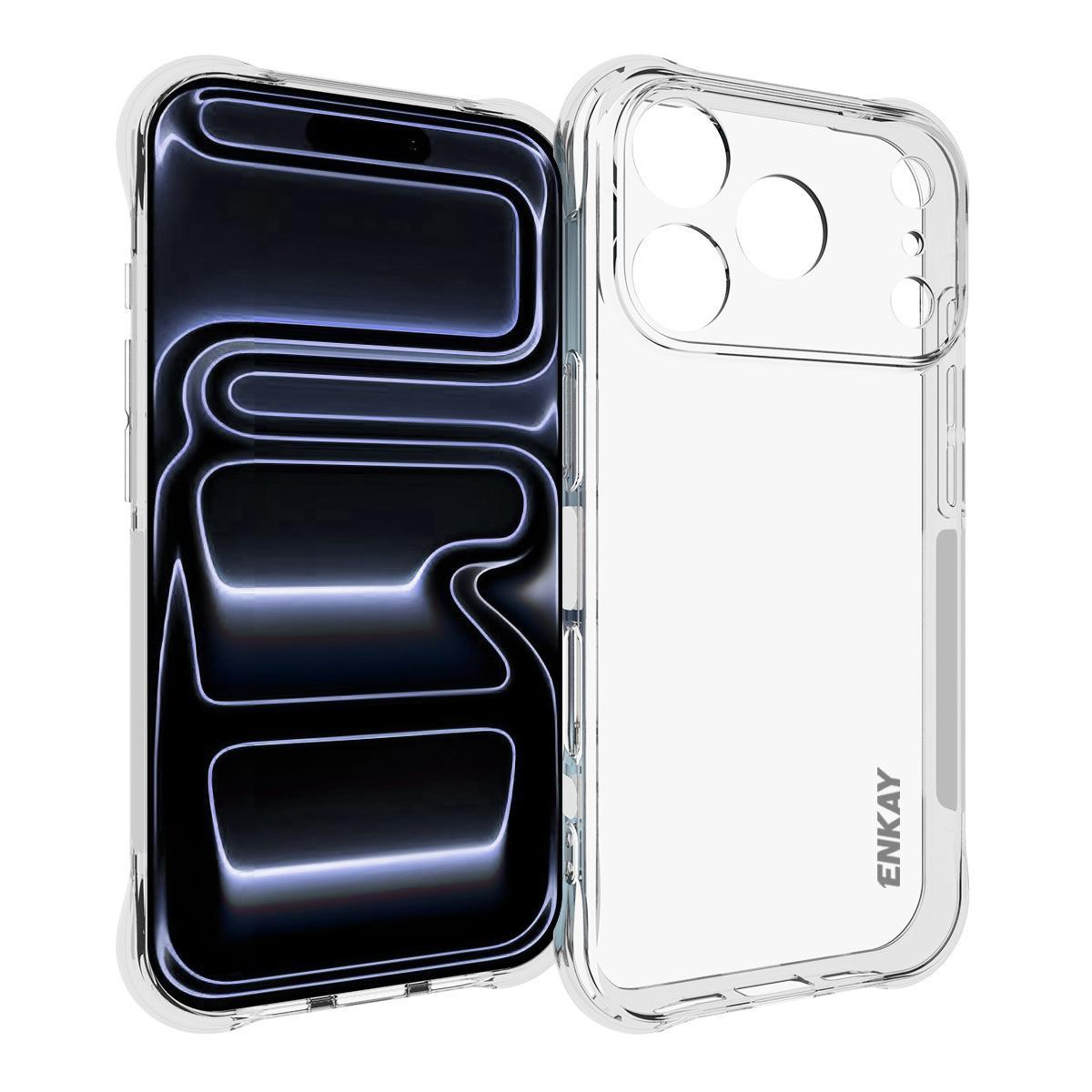 ENKAY Hat-Prince iPhone 18 Pro Max Case Clear Shockproof TPU Cover with Reinforced Corners – view 1