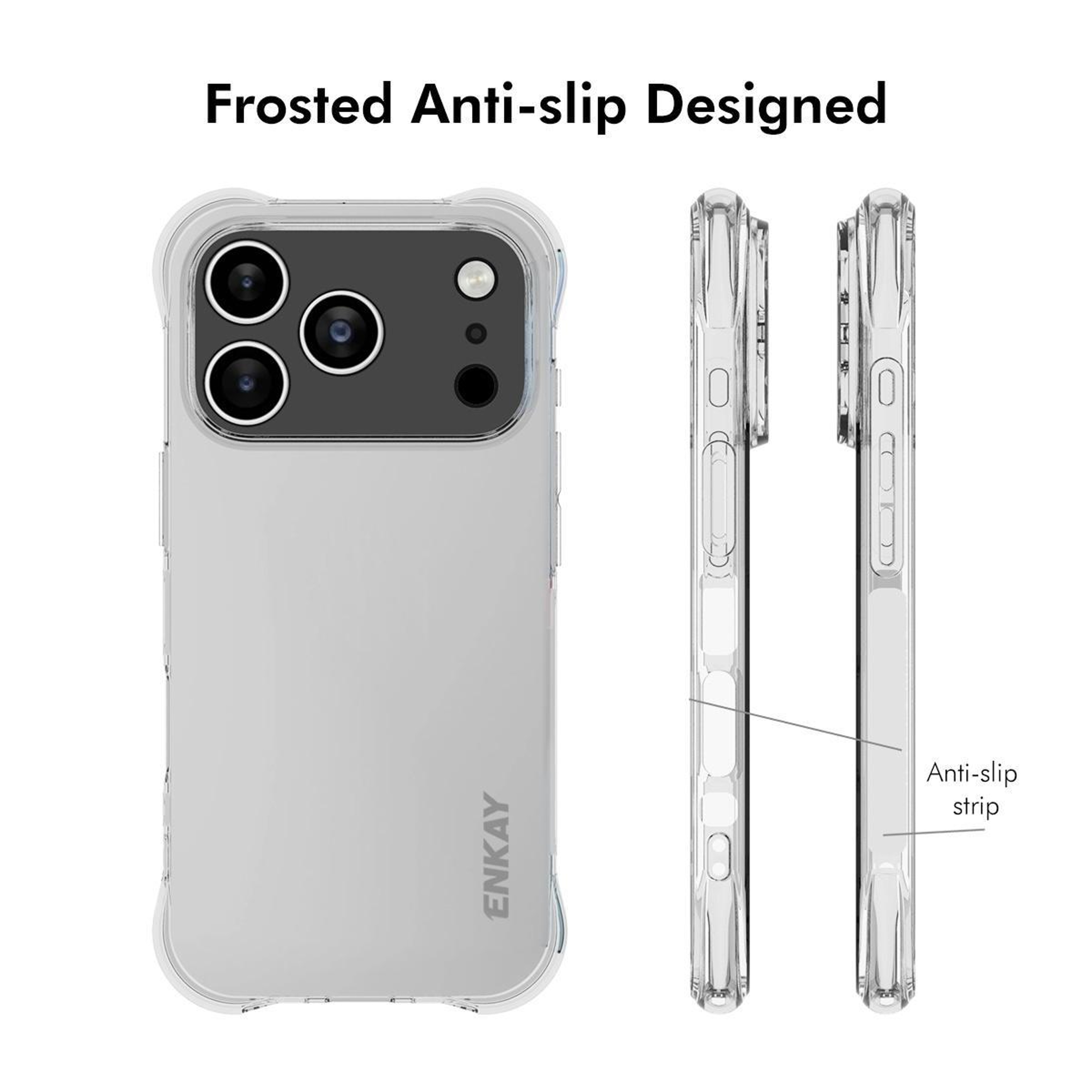 ENKAY Hat-Prince iPhone 18 Pro Max Case Clear Shockproof TPU Cover with Reinforced Corners – view 4