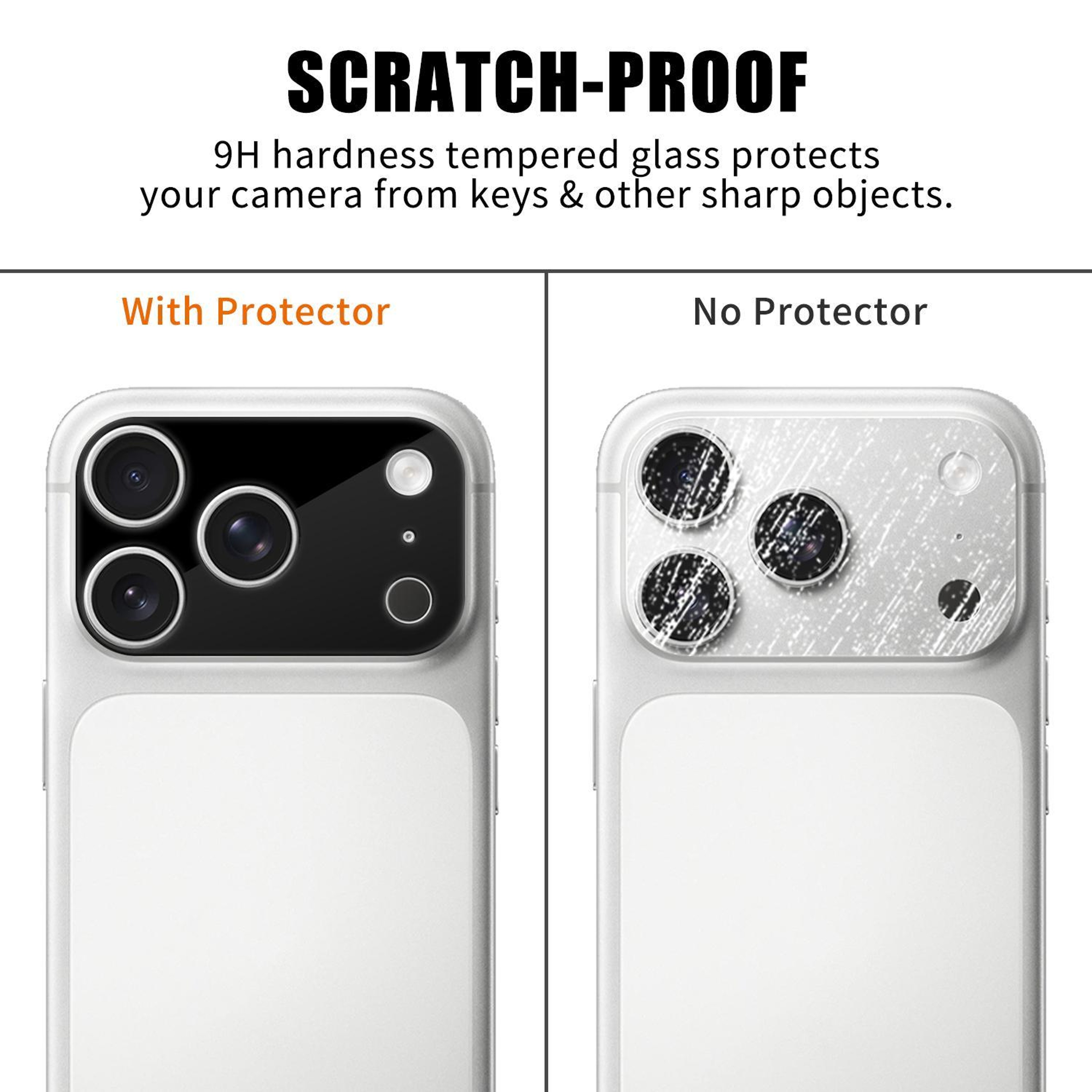 Kalebol iPhone 18 Pro Camera Lens Protector 9H Tempered Glass with AR HD Clarity – view 4
