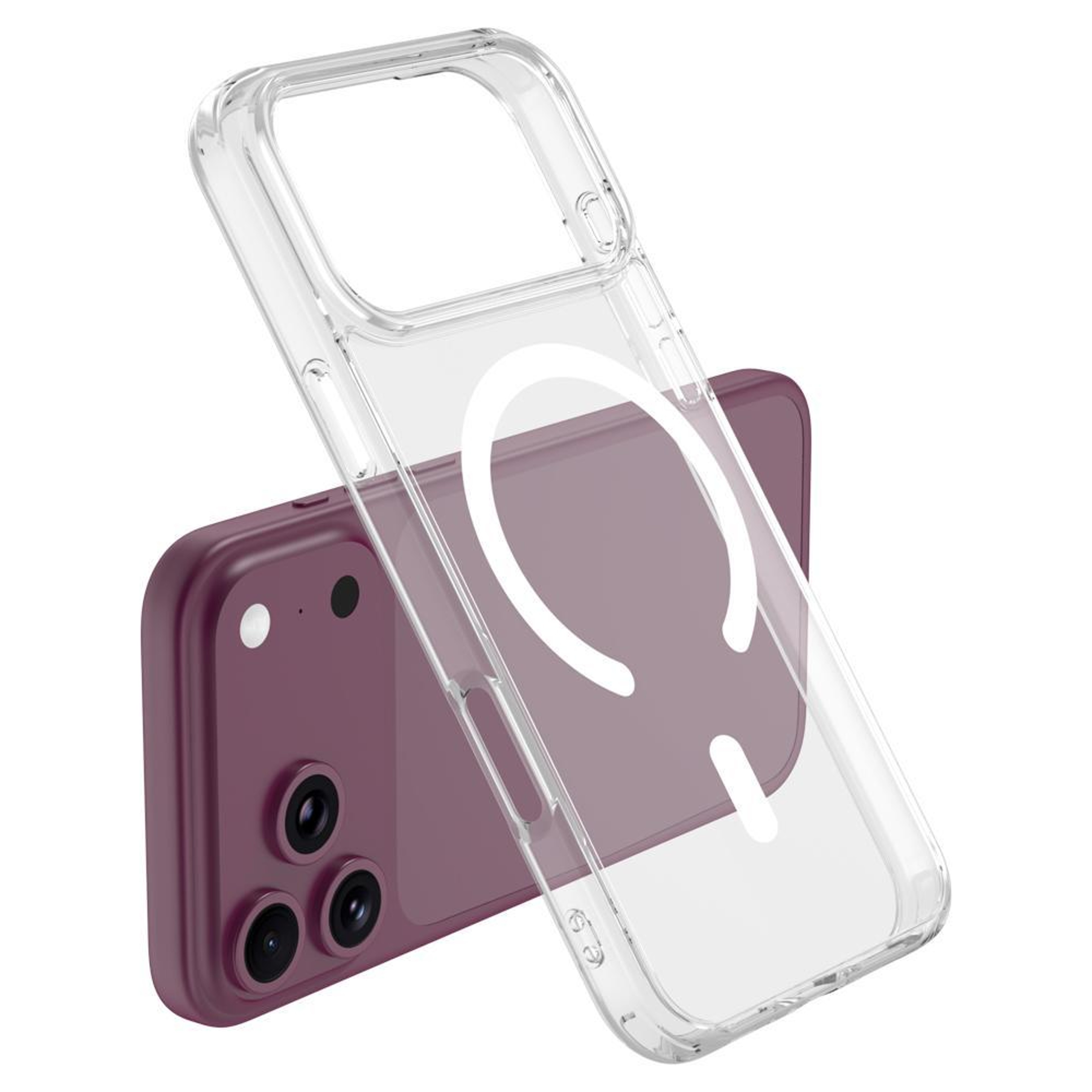 LeReach Clear Magnetic iPhone 18 Pro Case with Slim Shockproof Dual-Layer Protection – view 2