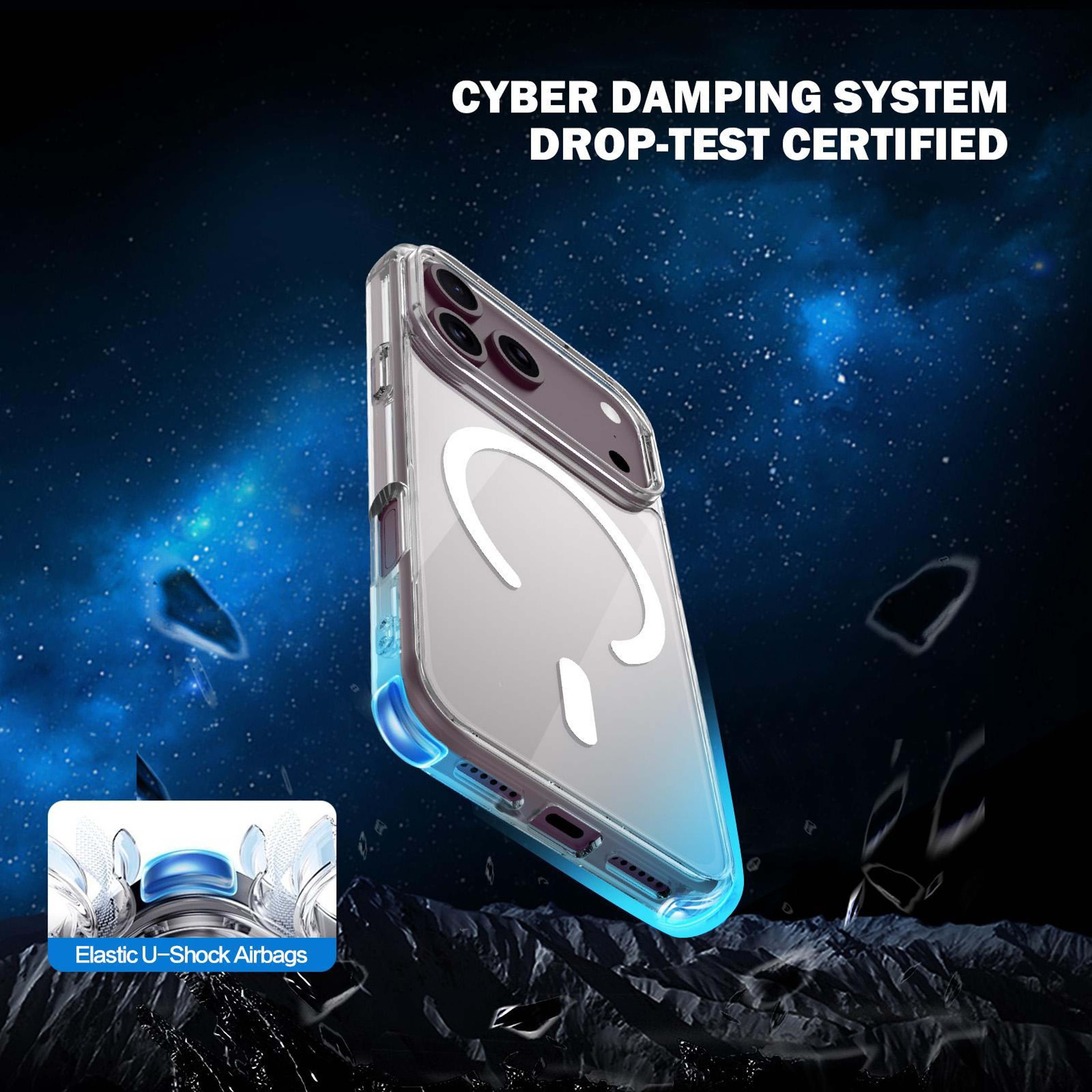 LeReach TOC iPhone 18 Pro Max Case Clear Magnetic Shockproof Slim Armor – view 10