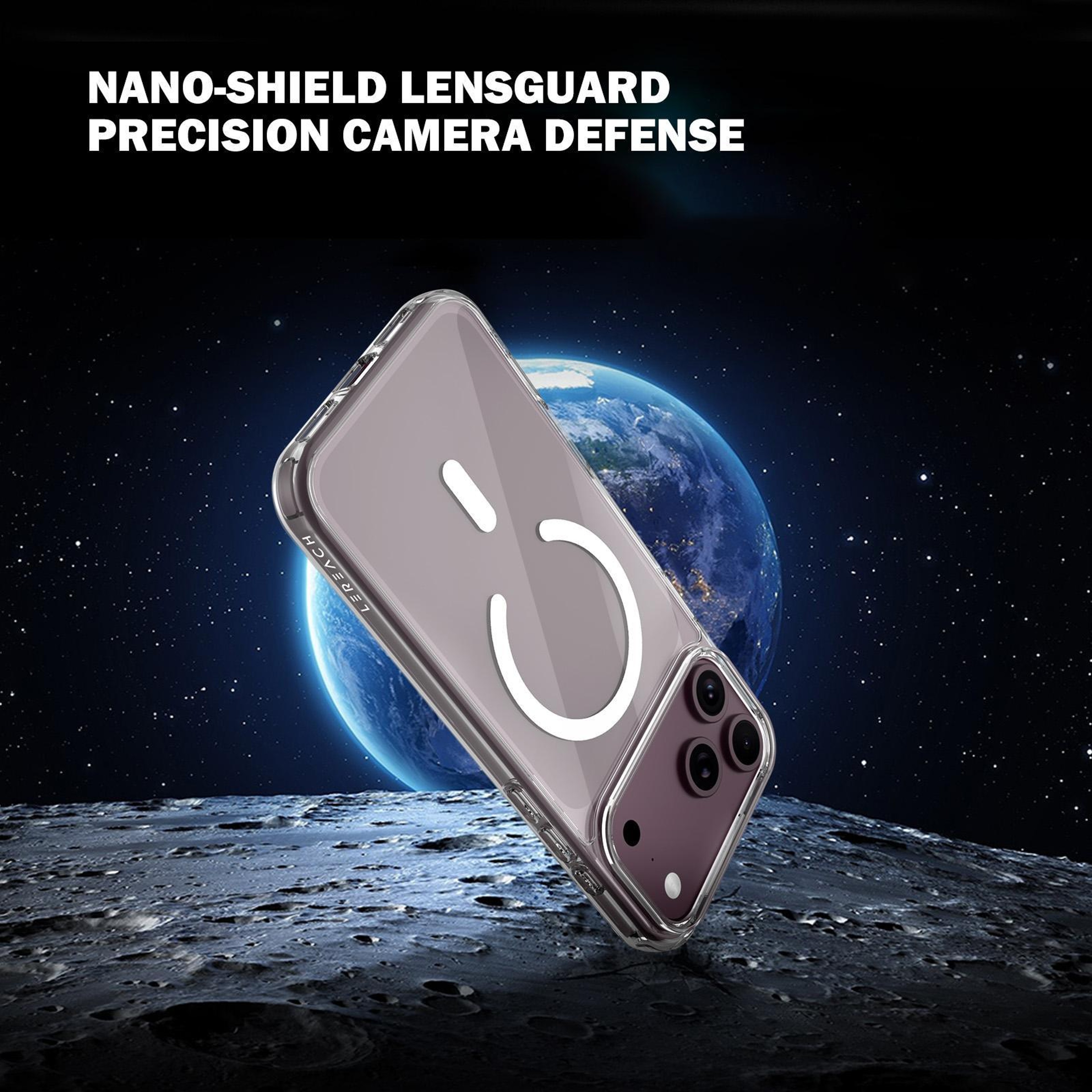 LeReach TOC iPhone 18 Pro Max Case Clear Magnetic Shockproof Slim Armor – view 9