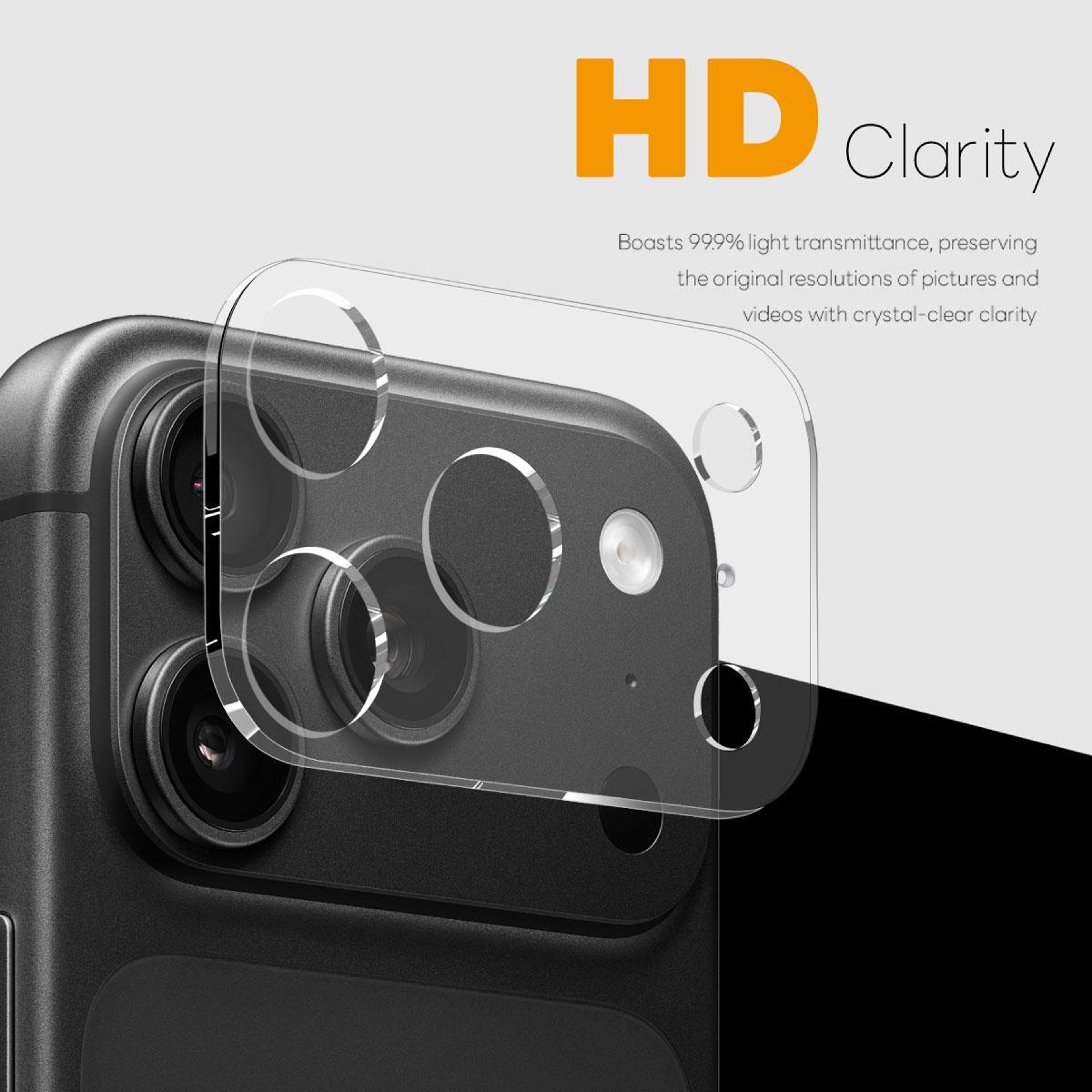NORTHJO iPhone 18 Pro Camera Lens Protector 9H Tempered Glass HD Clear – view 2