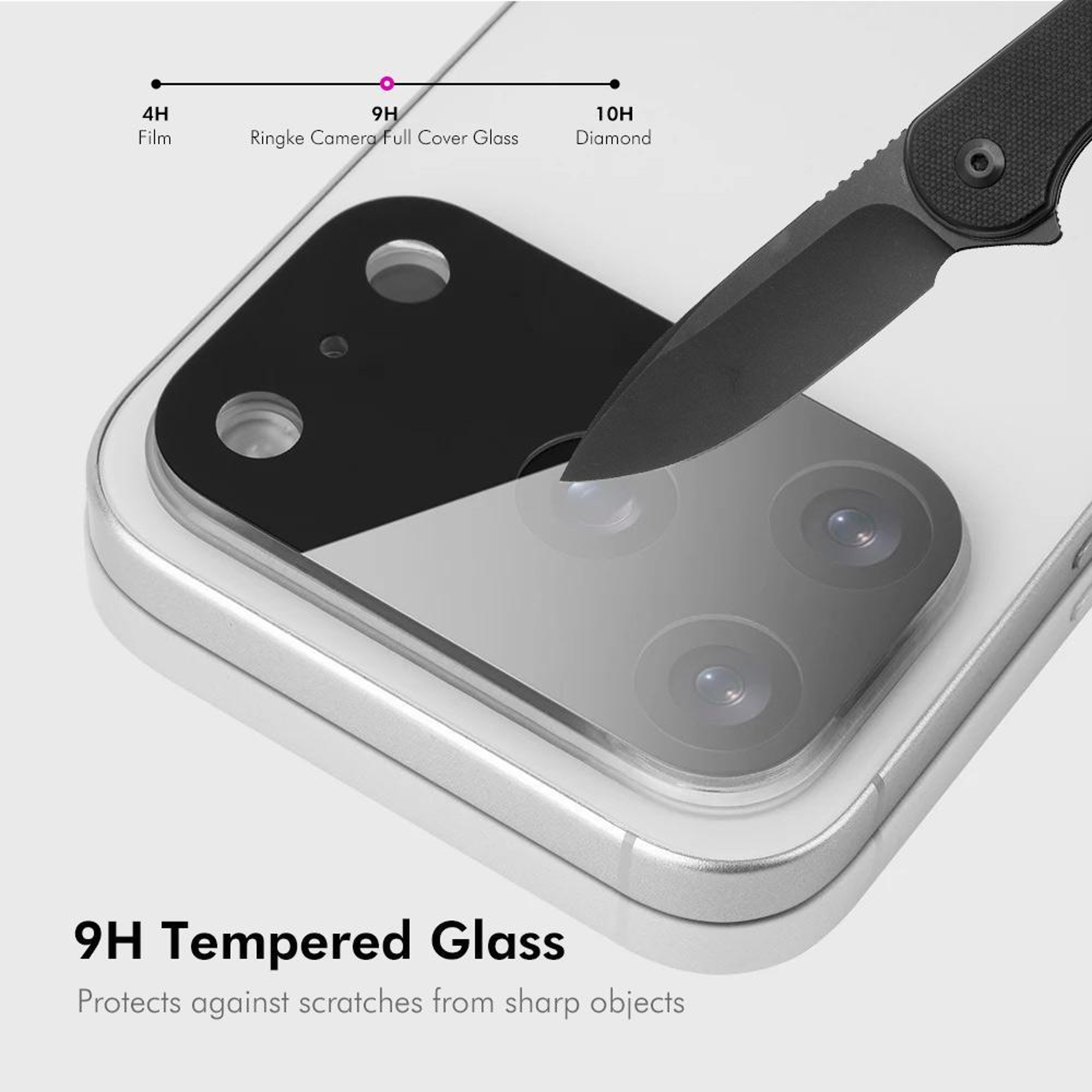 ENKAY iPhone 18 Pro Camera Lens Protector 9H Tempered Glass Scratch Guard – view 3