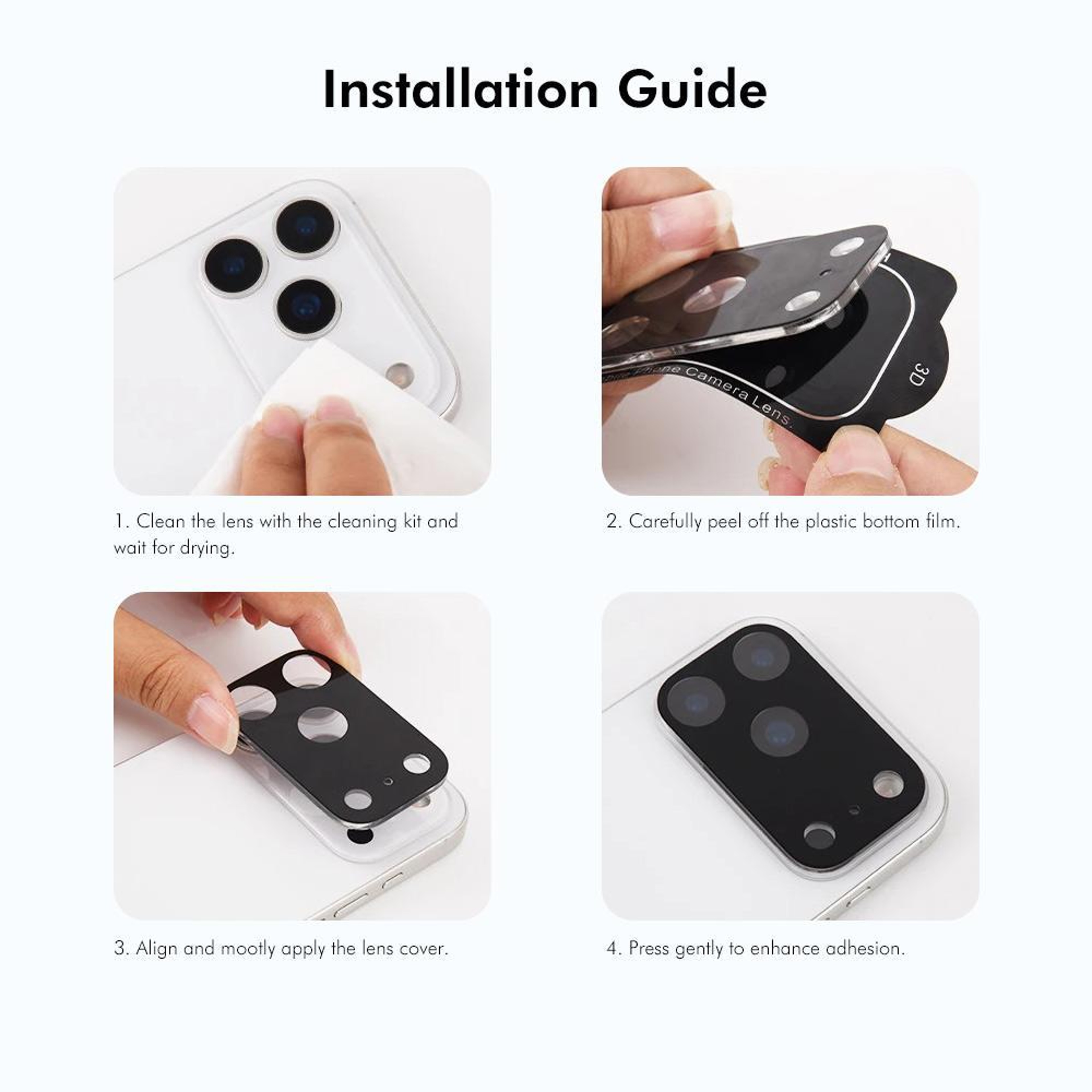 ENKAY iPhone 18 Pro Camera Lens Protector 9H Tempered Glass Scratch Guard – view 5