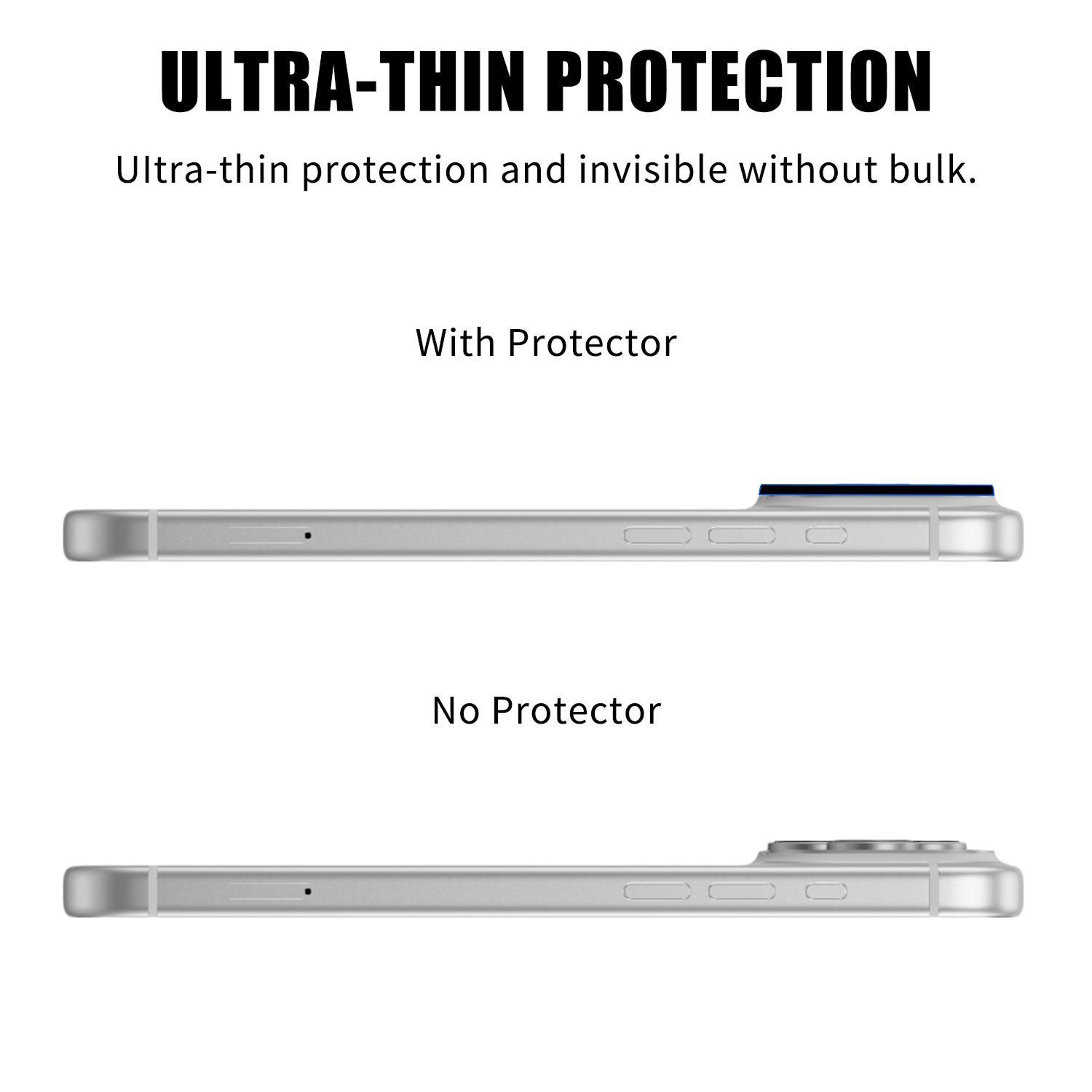 Kalebol iPhone 18 Pro Camera Lens Protector 9H Tempered Glass with AR Anti-Fingerprint Coating – view 3