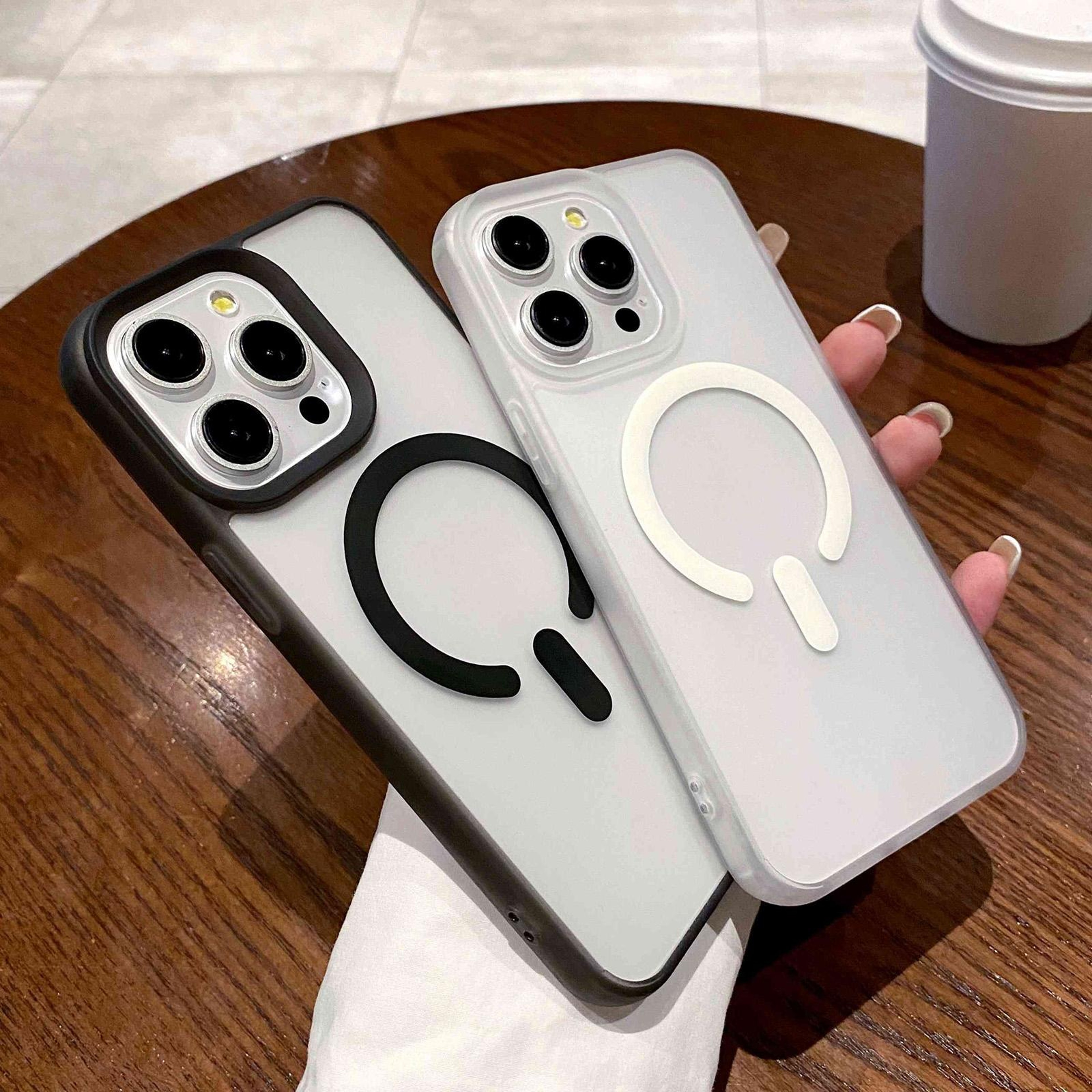IPhone 18 Pro Frosted MagSafe Clear Case With Slim RaisedEdge Protection 3