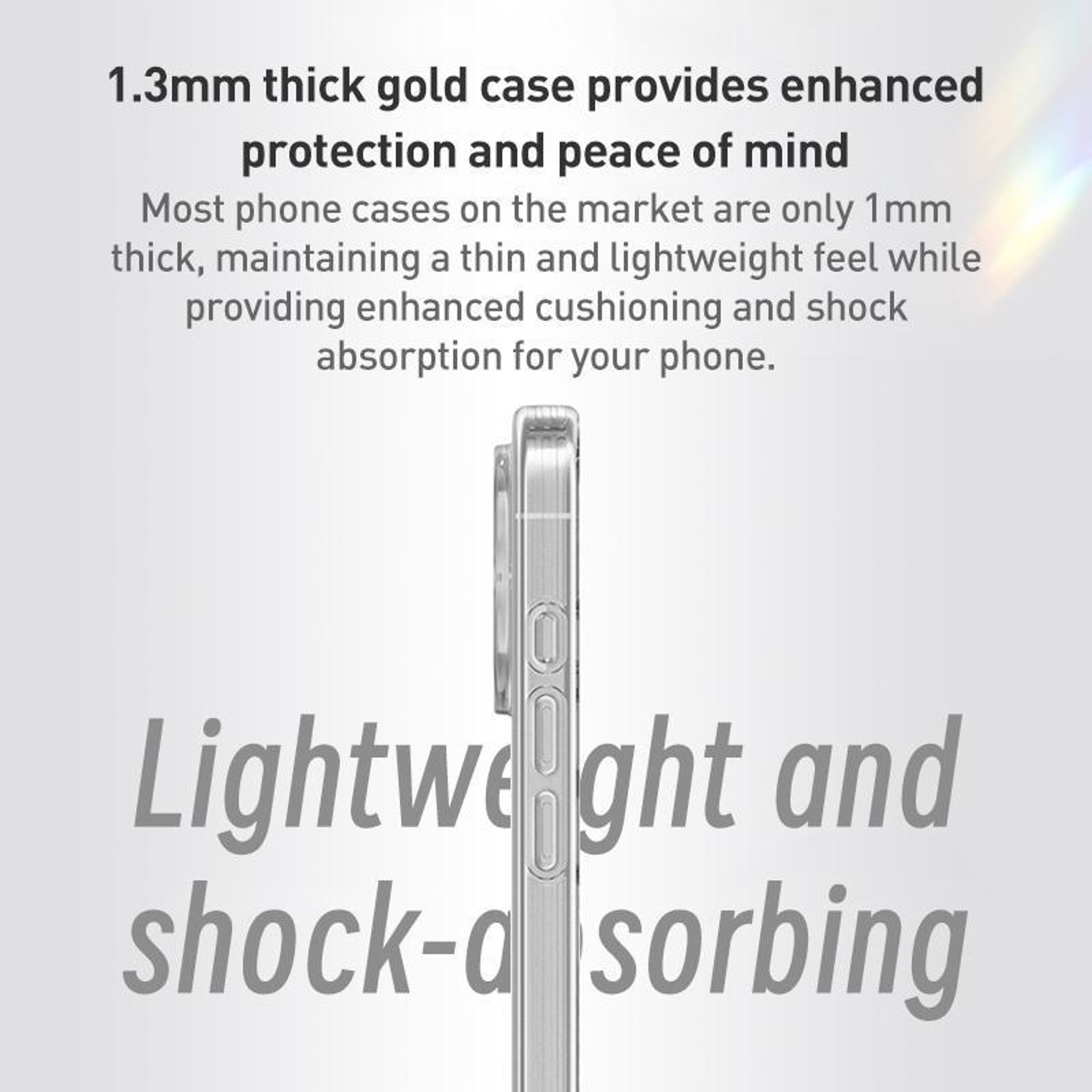 ZGA iPhone 18 Pro Case Clear TPU Shockproof Slim Protective Cover – view 3