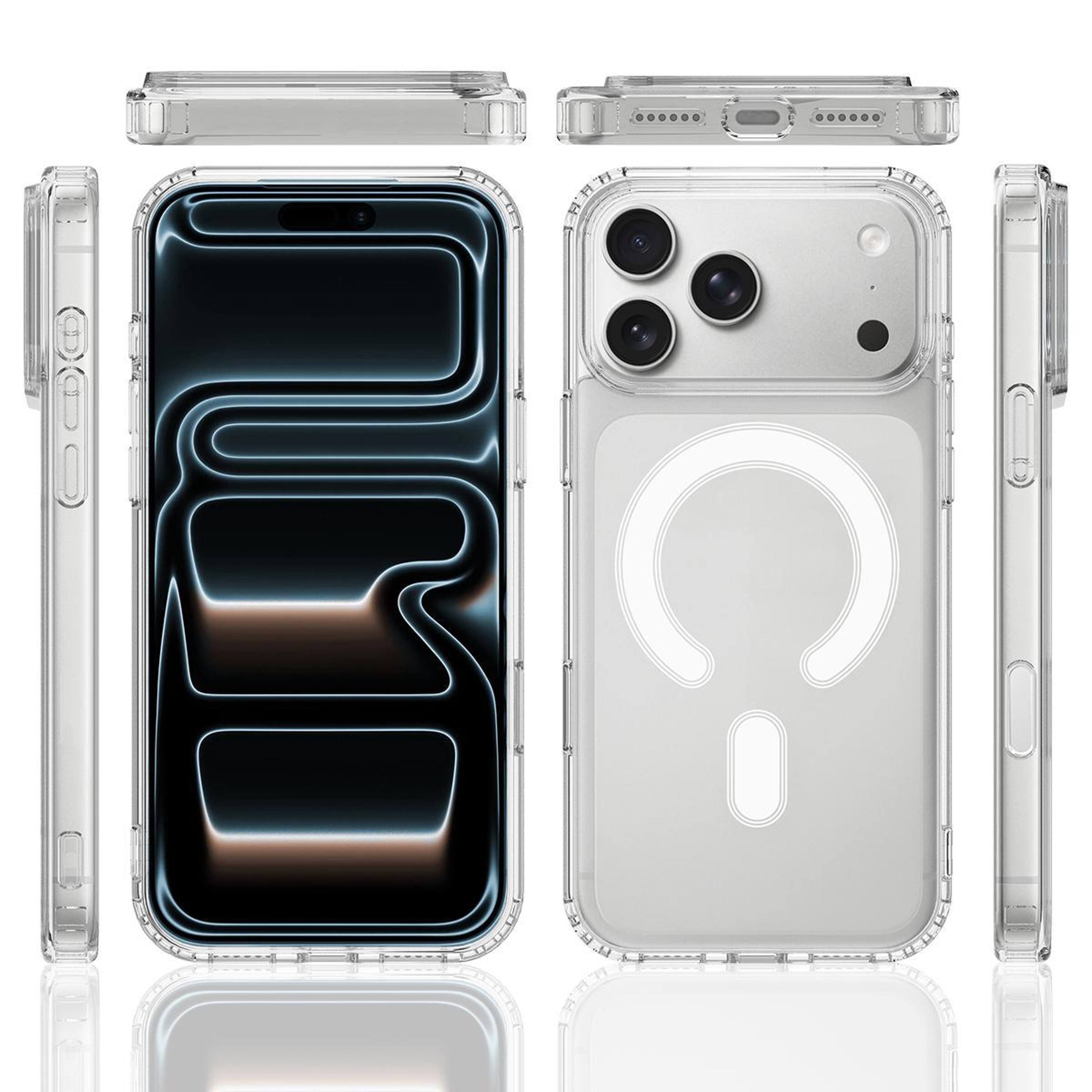 iPhone 18 Pro Clear MagSafe Case with Integrated Camera Control Button – view 2