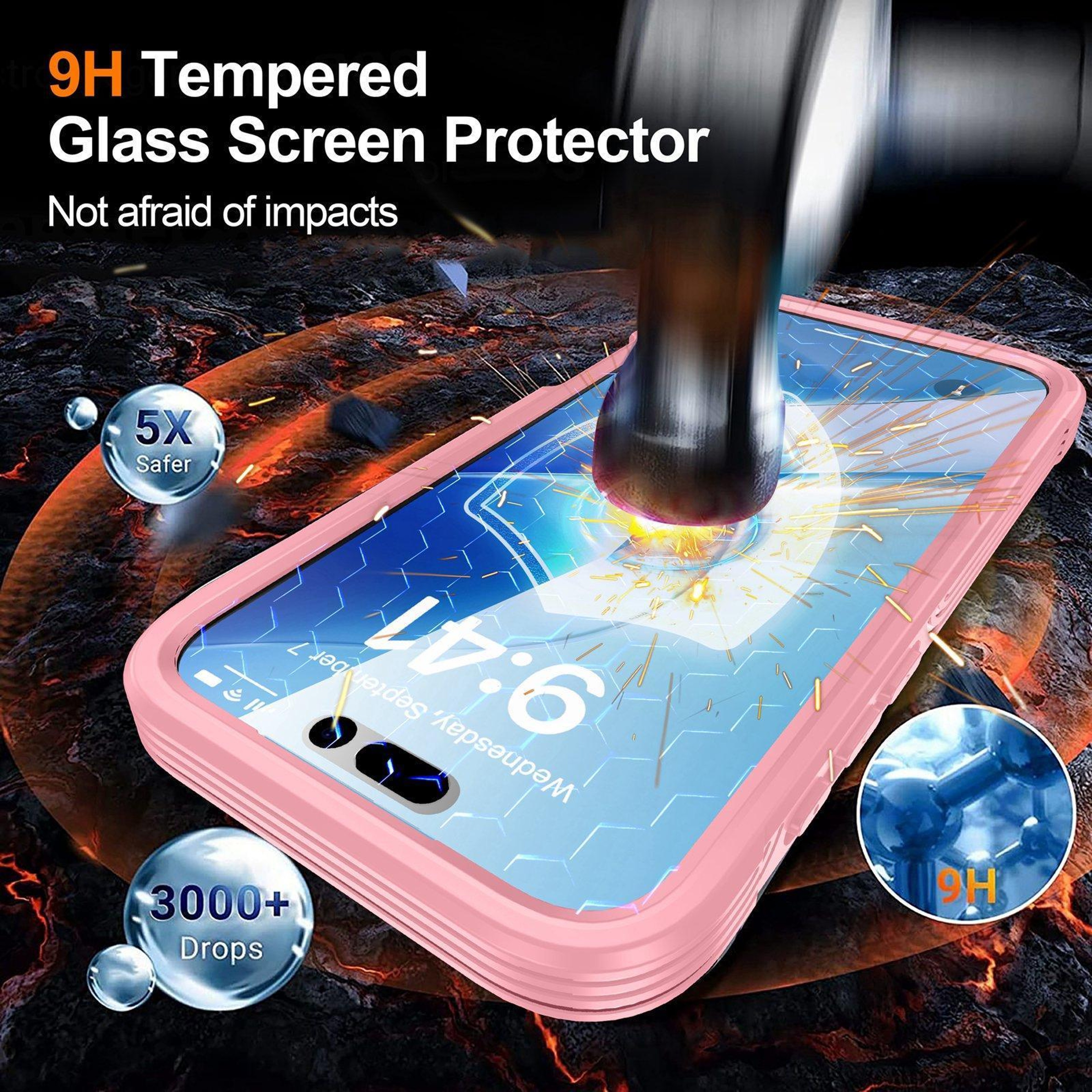 IPhone 18 Pro Max Rugged MagSafe Case With Screen Protector And Splash Protection 2