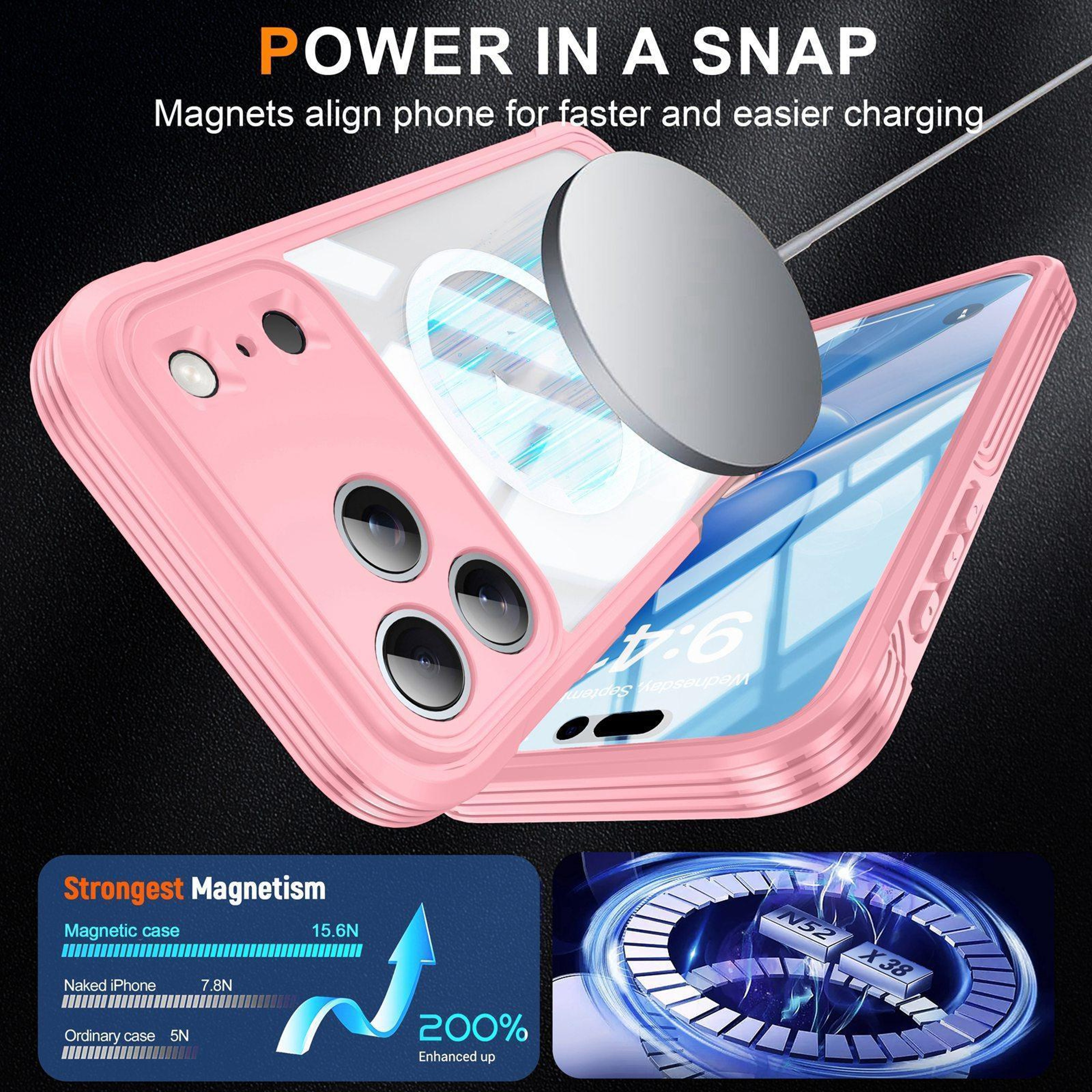 IPhone 18 Pro Max Rugged MagSafe Case With Screen Protector And Splash Protection 4