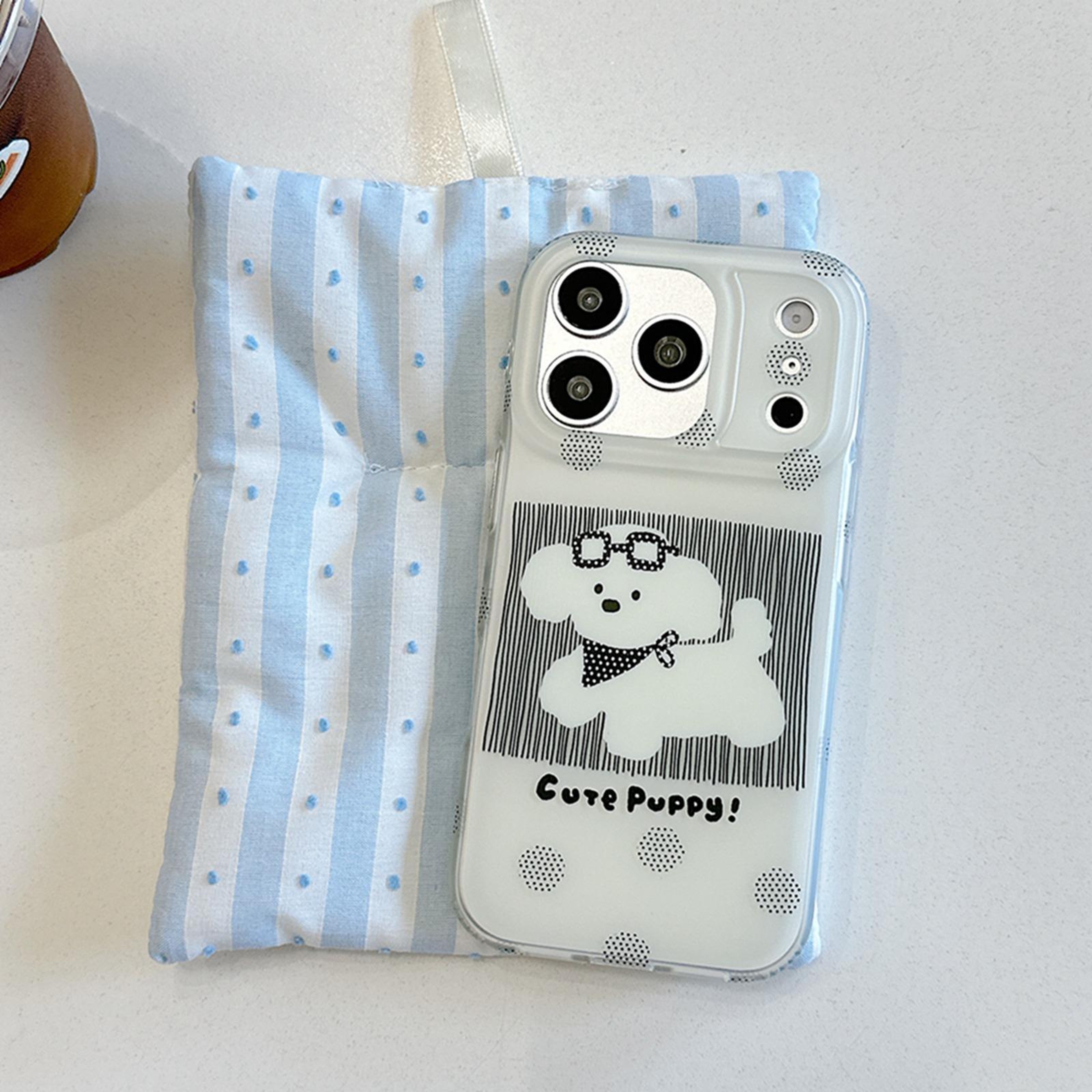Cute Dog IPhone 18 Pro Max Case Slim TPU PC Protective Cover With Raised Screen And Camera Edges 2