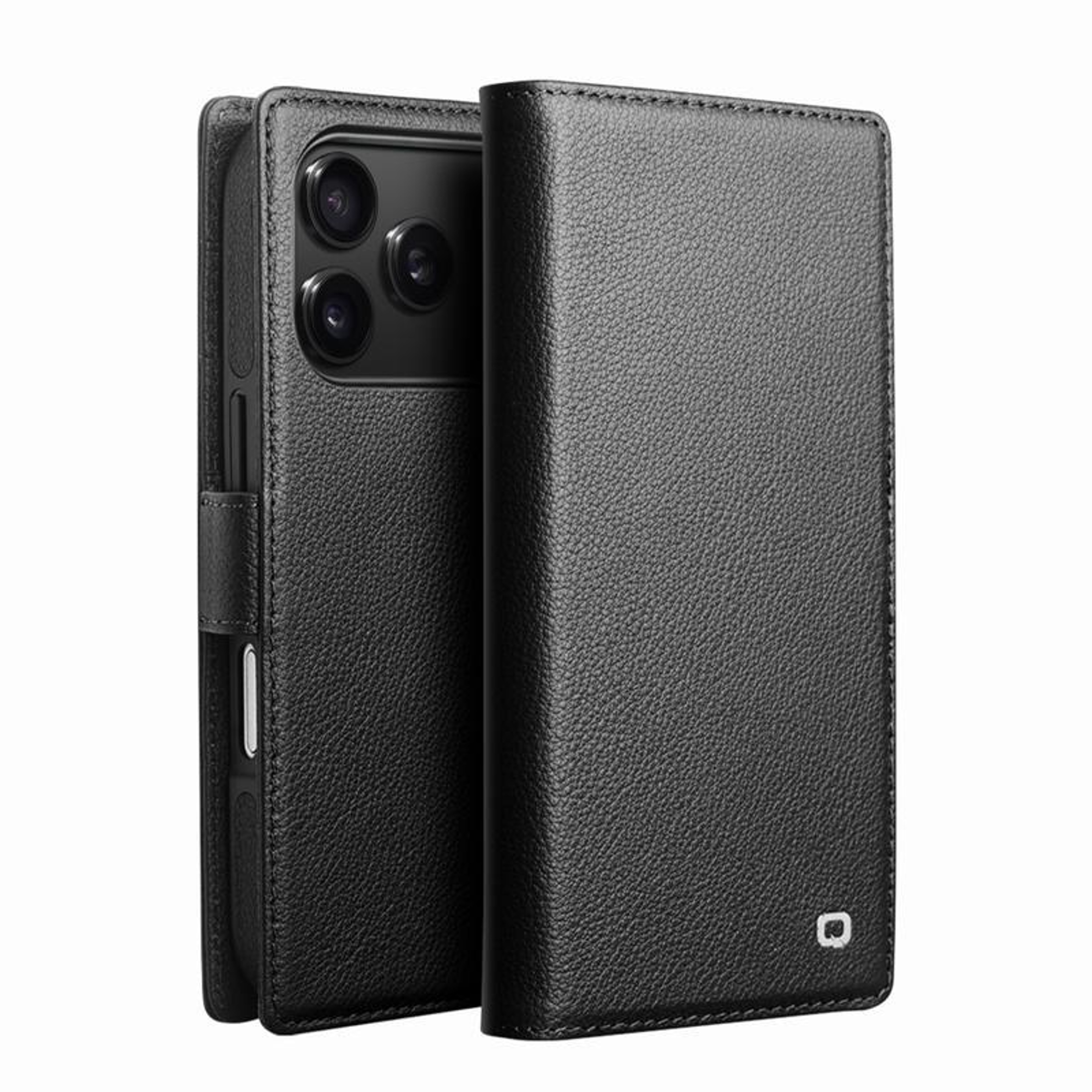 QIALINO Genuine Leather IPhone 18 Pro Max Case  Slim Protective Cover 0