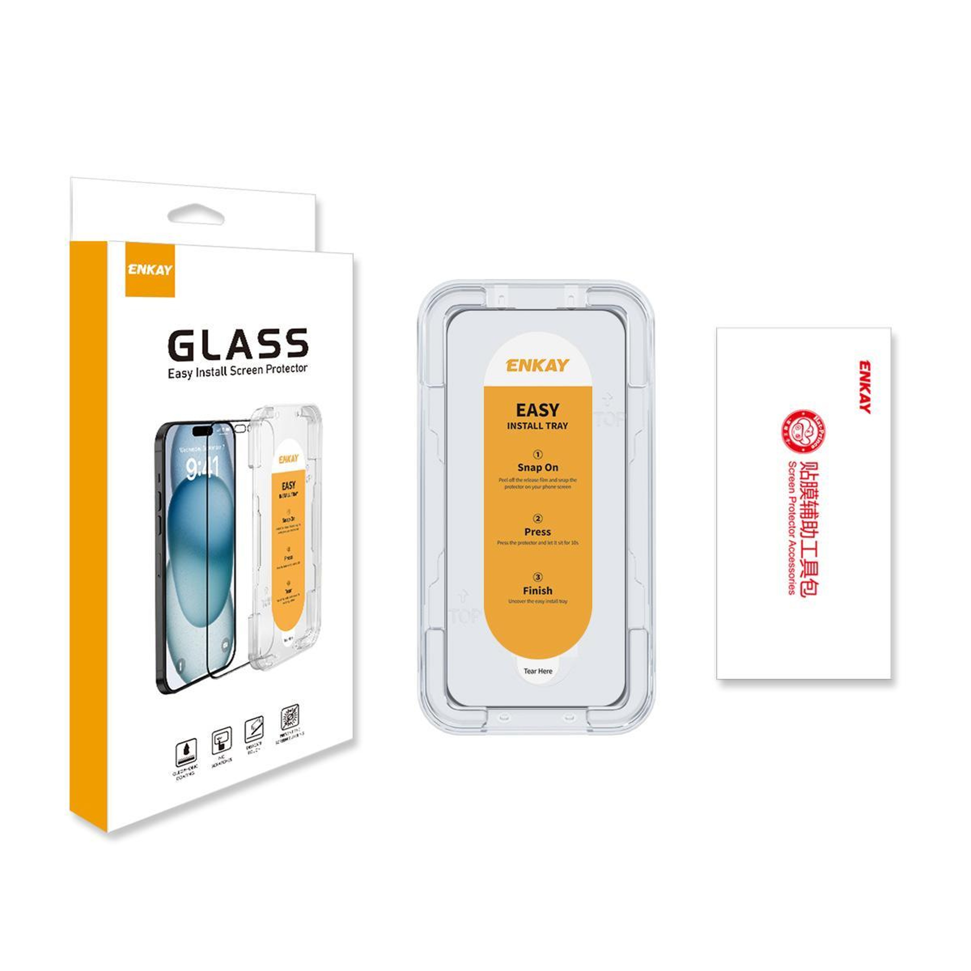 iPhone 18 Pro Screen Protector 9H Tempered Glass with Easy Install Tray – view 9