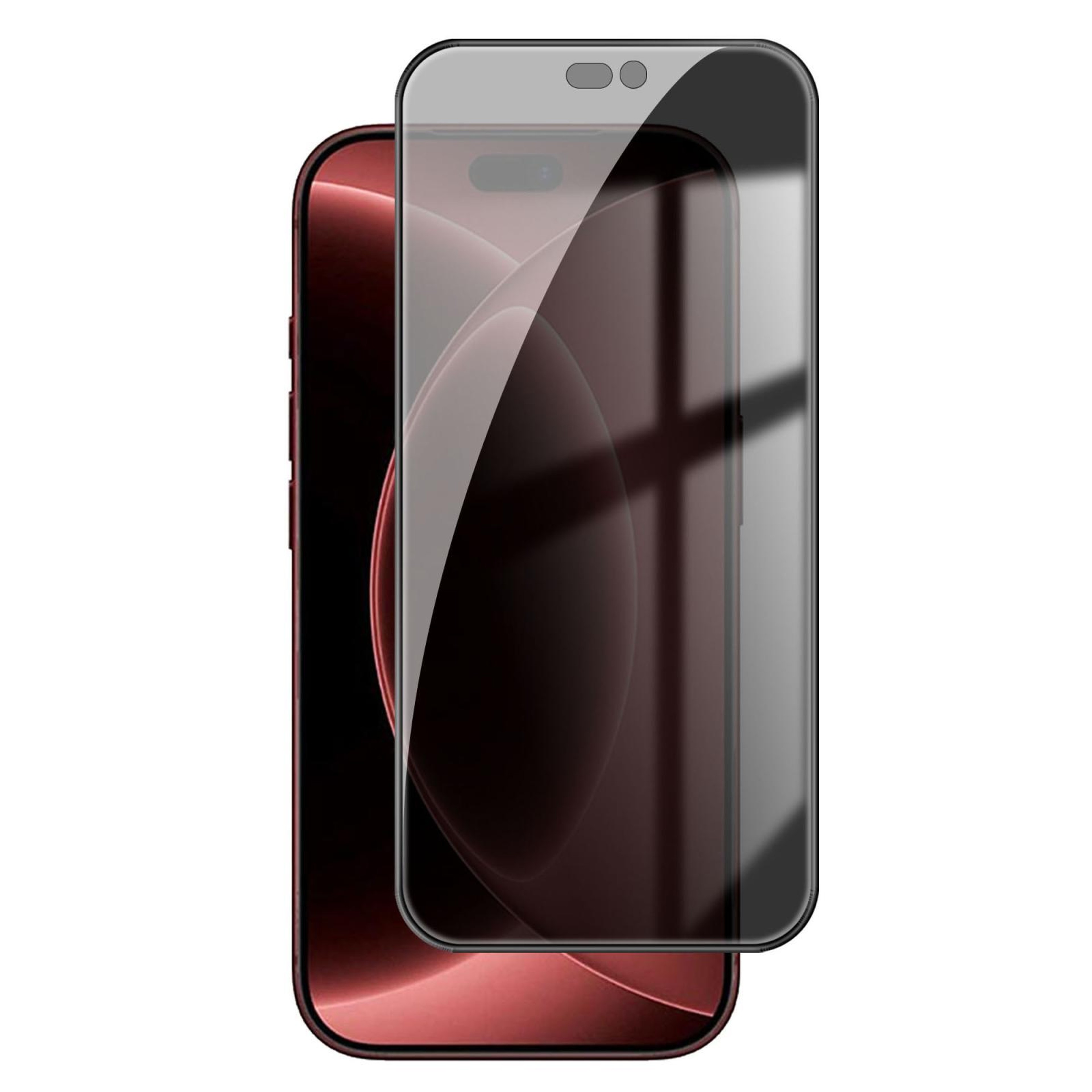iPhone 18 Pro Privacy Screen Protector 9H+ Full Coverage Tempered Glass – view 1