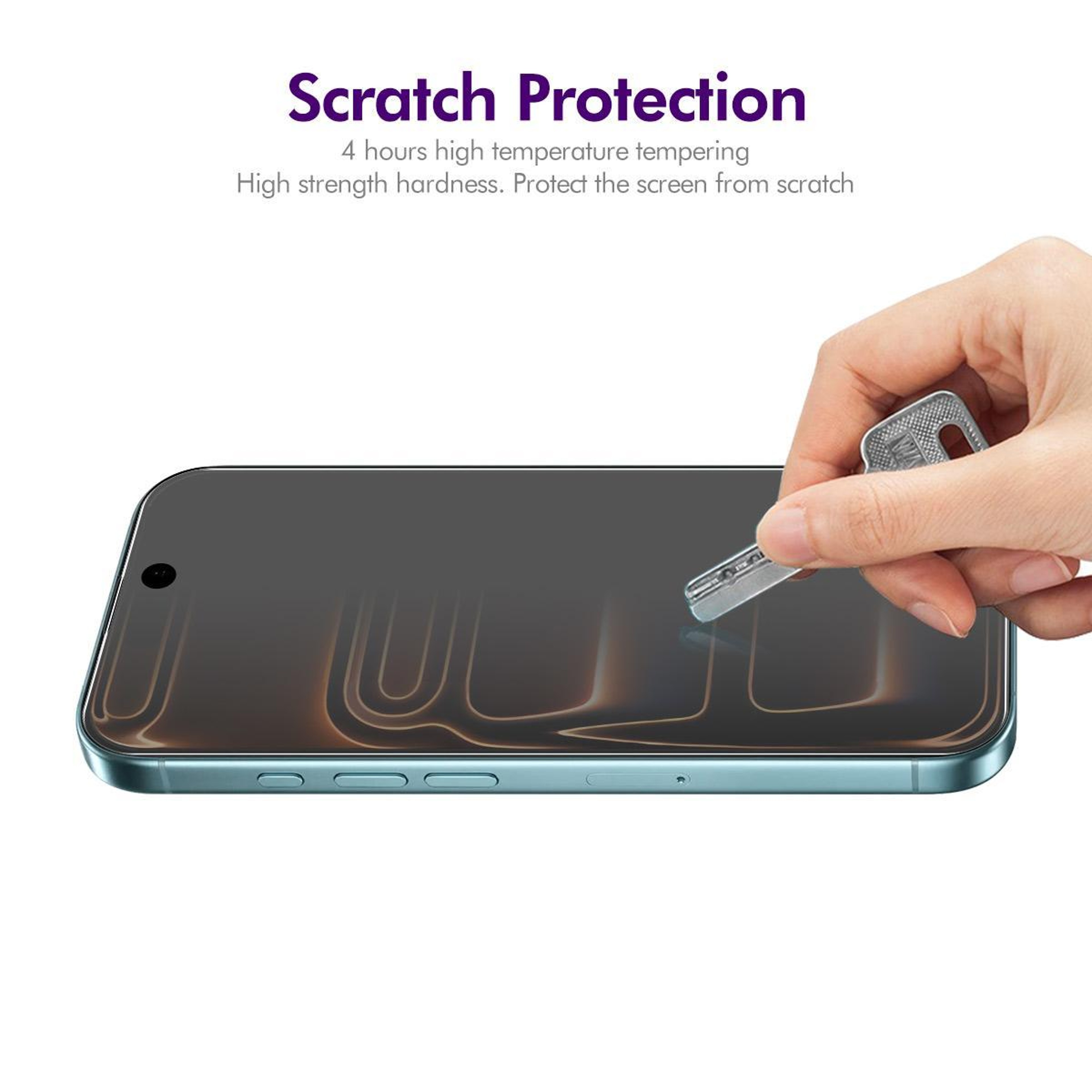ENKAY Hat-Prince iPhone 18 Pro Privacy Screen Protector with 28 Degree Anti-Spy Glass and 9H Tempered Glass – view 4
