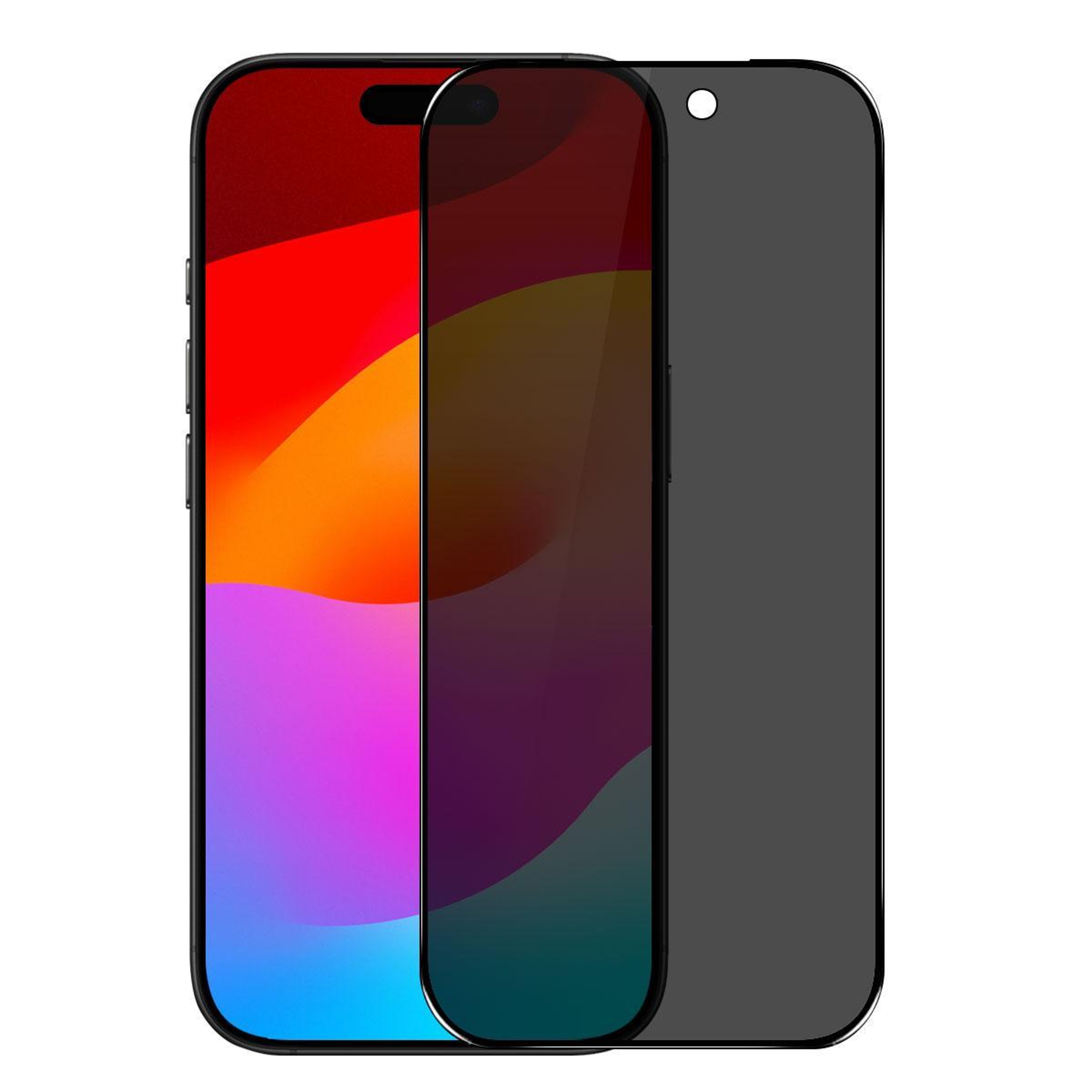 NORTHJO A++ iPhone 18 Pro Privacy Screen Protector 28° 9H Tempered Glass – view 1