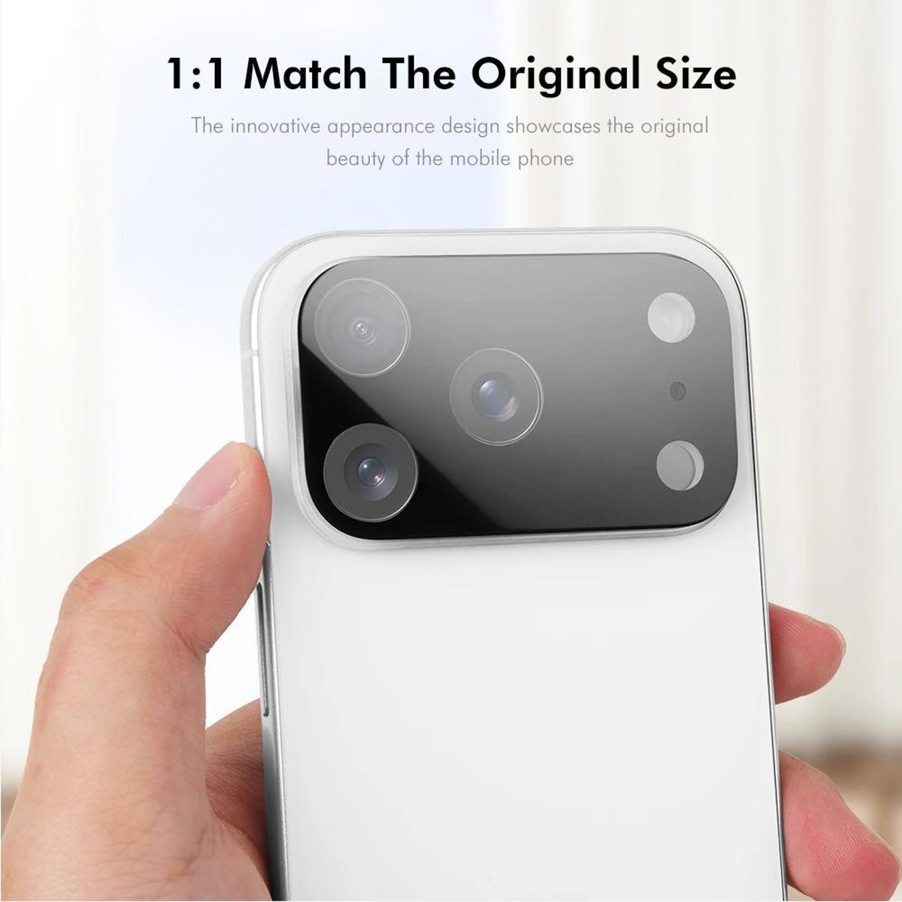 iPhone 18 Pro Camera Lens Protector  Black 9H Tempered Glass – view 2