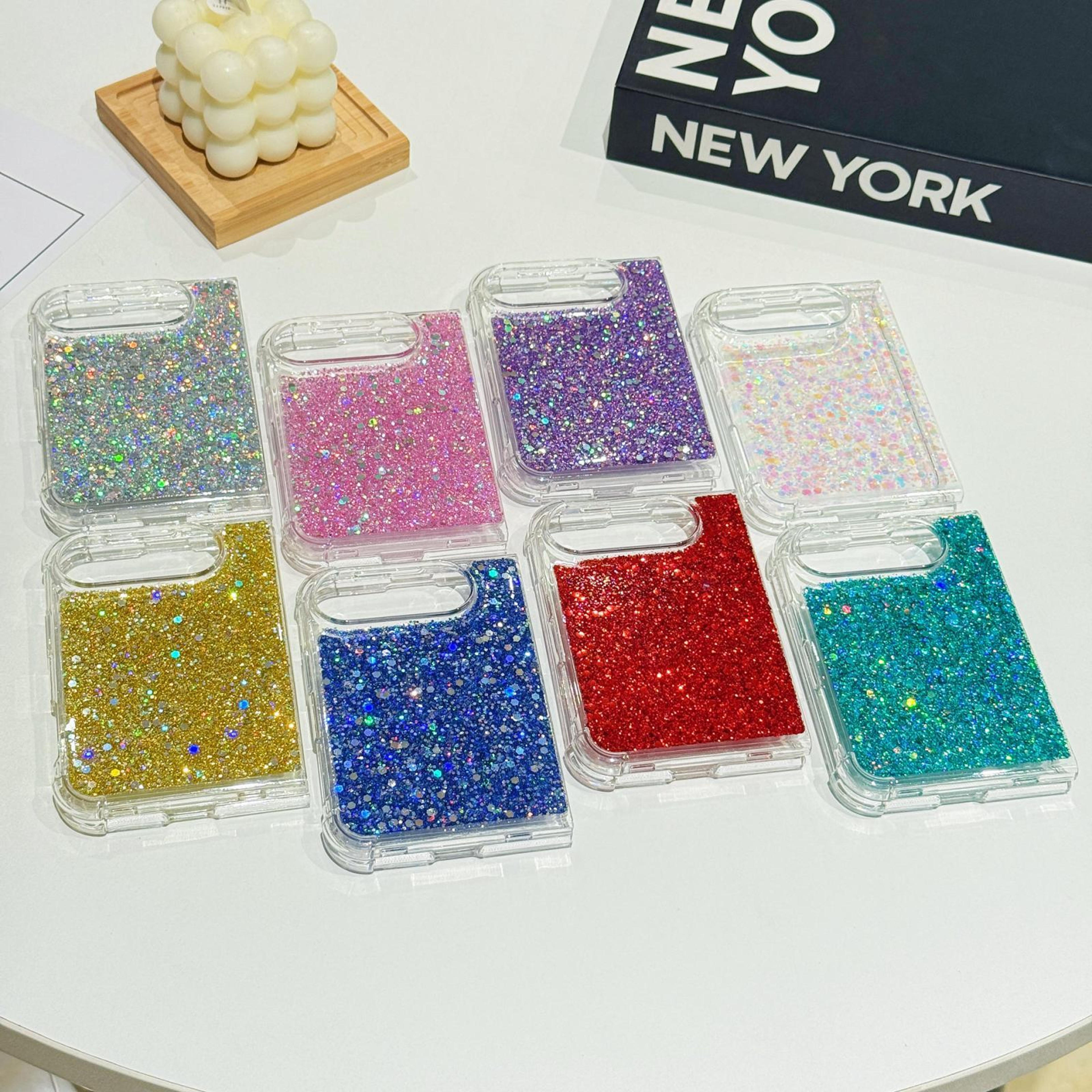 Glitter Sequin Epoxy TPU IPhone Case With FullCover Protection 1