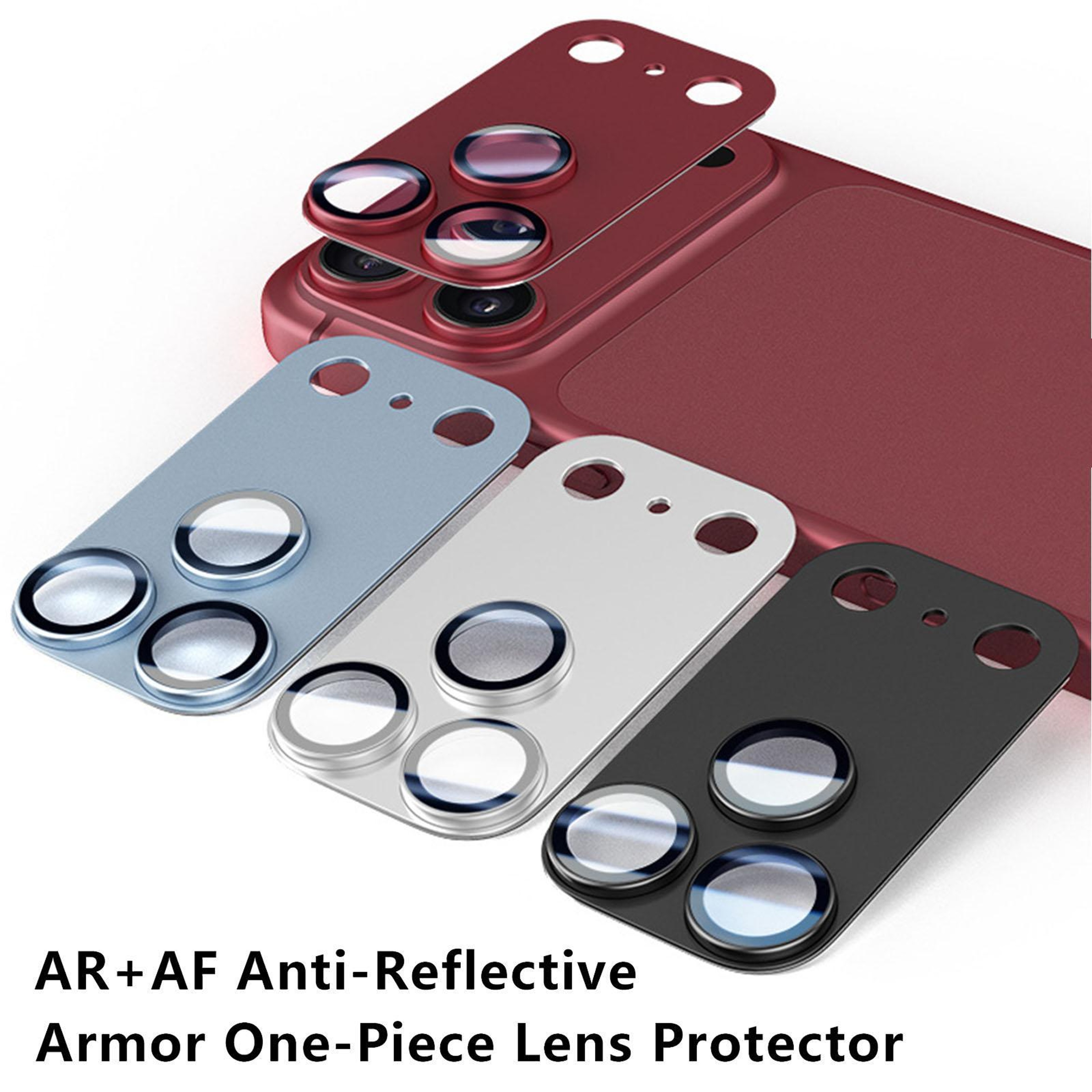 IPhone 18 Pro AntiReflective Camera Lens Protector With Aluminum Alloy Ring 1