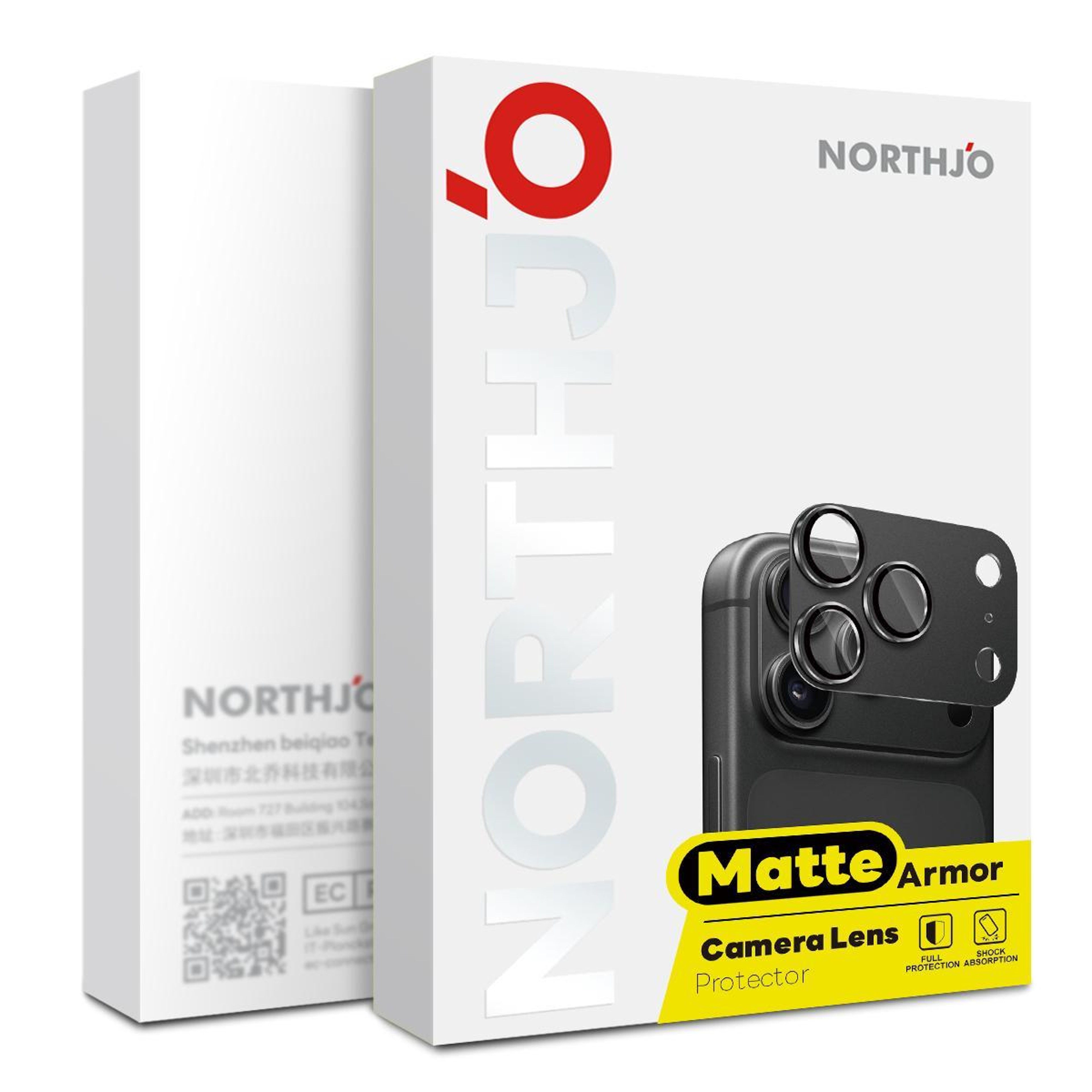 IPhone 18 Pro Max Camera Lens Protector With Matte Metal Frame And 9H Tempered Glass 4