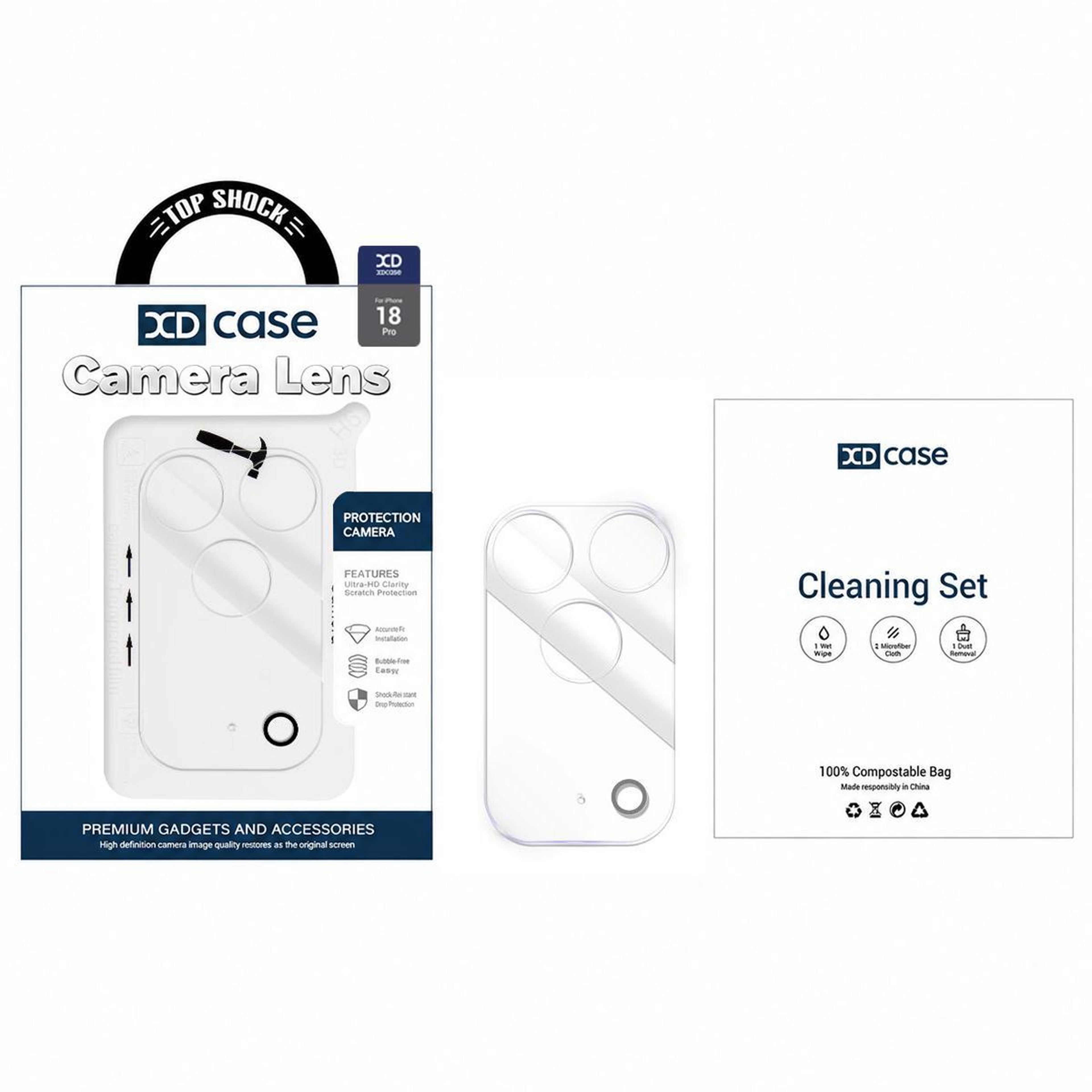 iPhone 18 Pro Tempered Glass Camera Lens Protector – view 9
