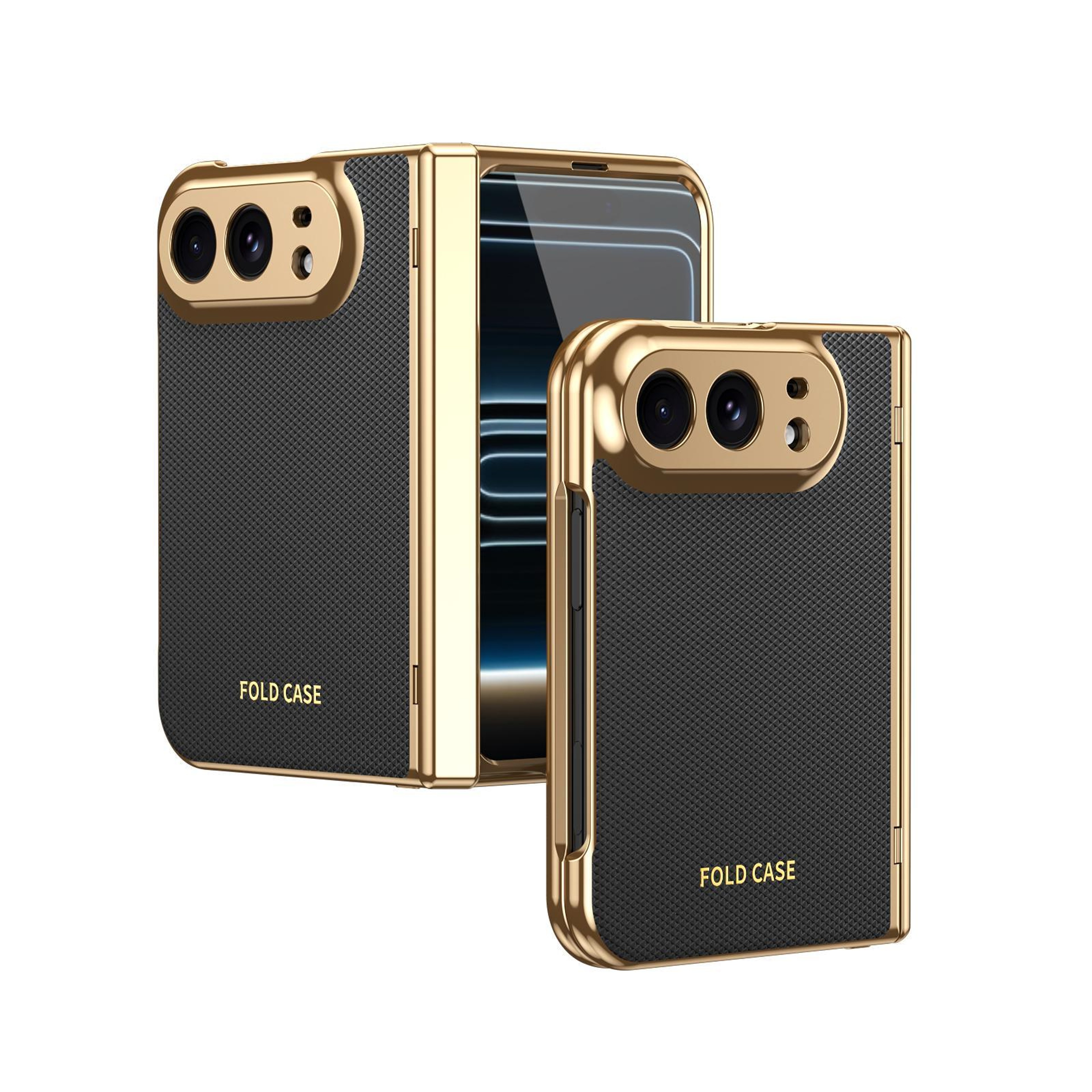 iPhone Duo Protective PC Case with Tempered Glass and PU Leather – view 11