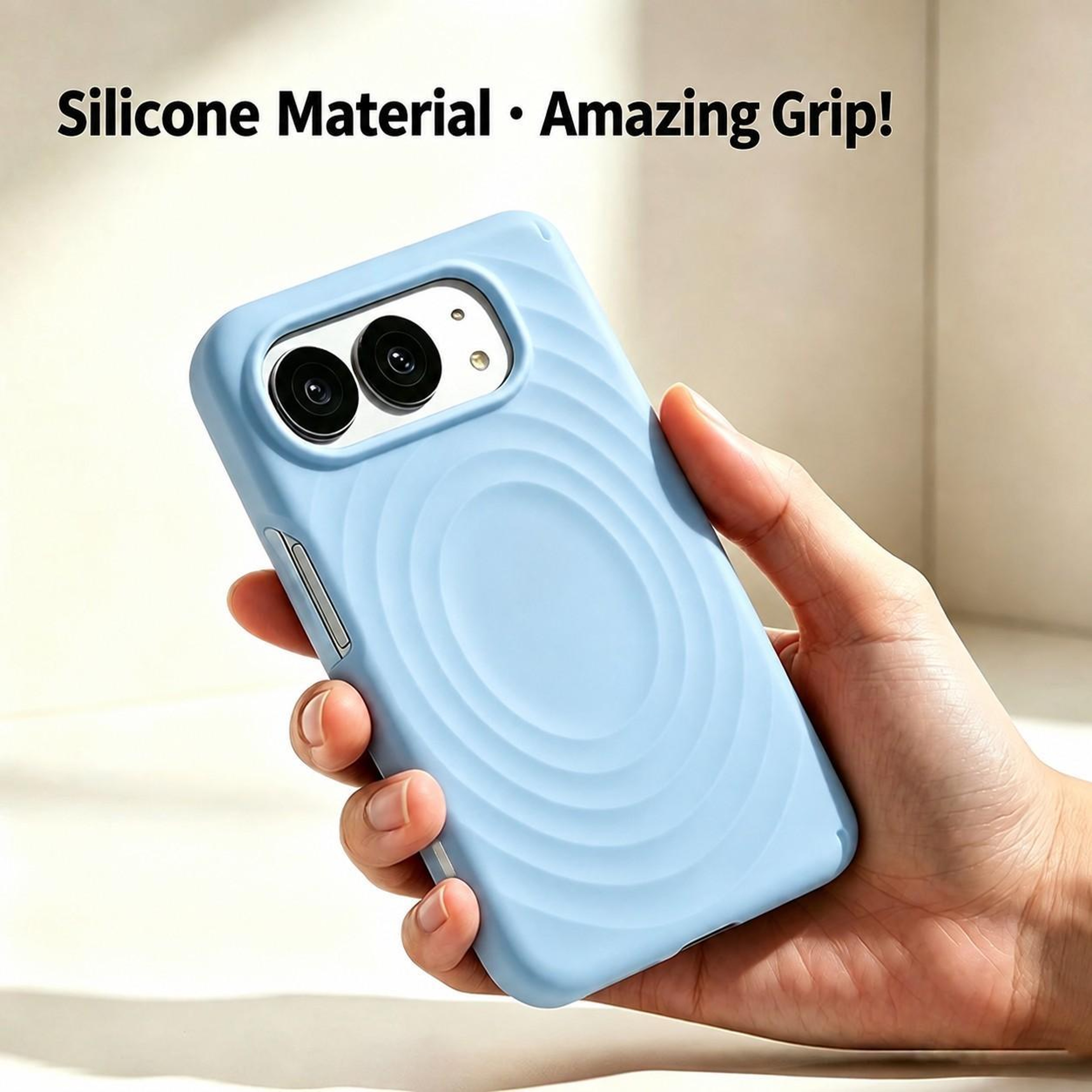 Dual Axis Liquid Silicone Wave Magnetic Phone Case – view 10