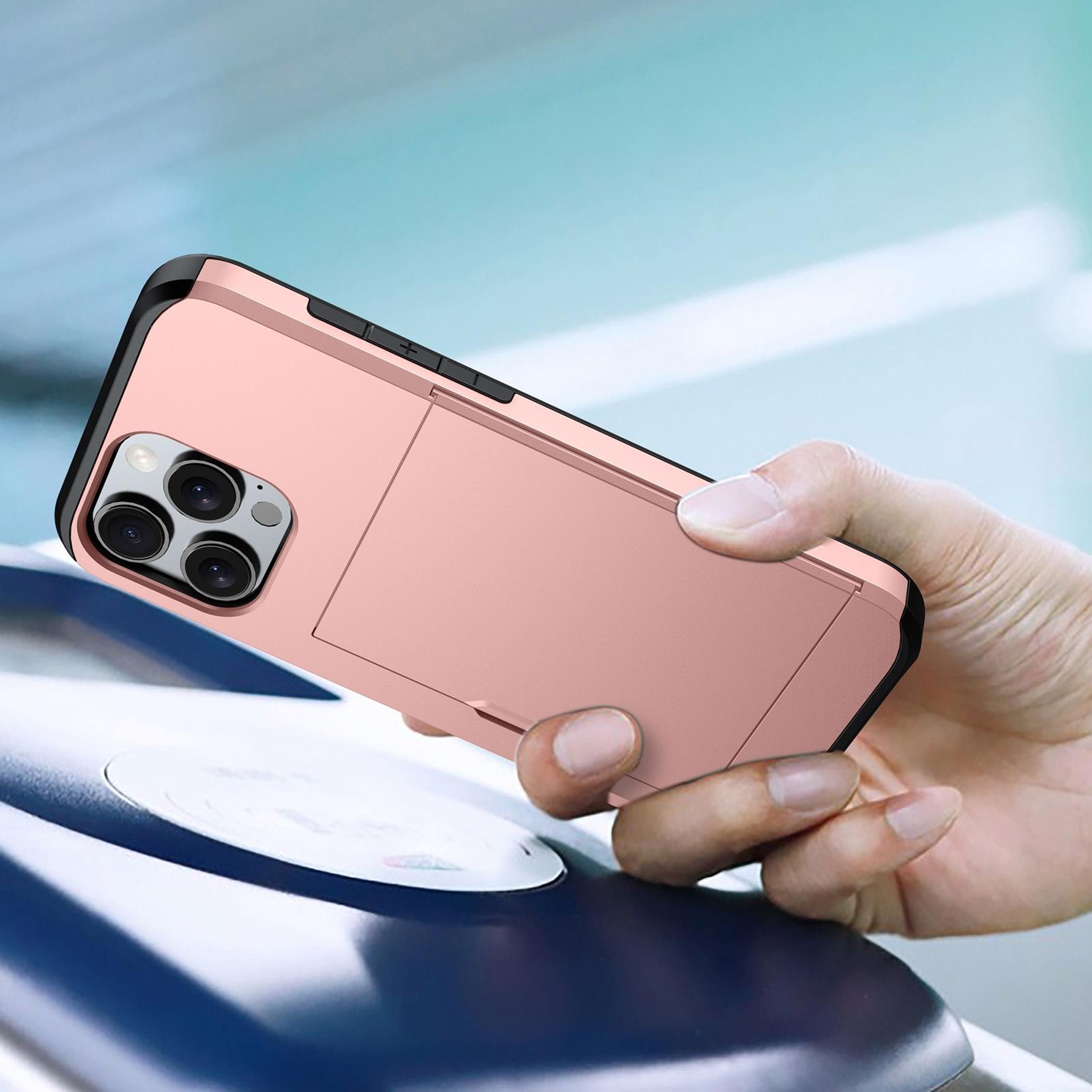 IPhone 18 Pro Max Shockproof Armor Case With Card Slot 2