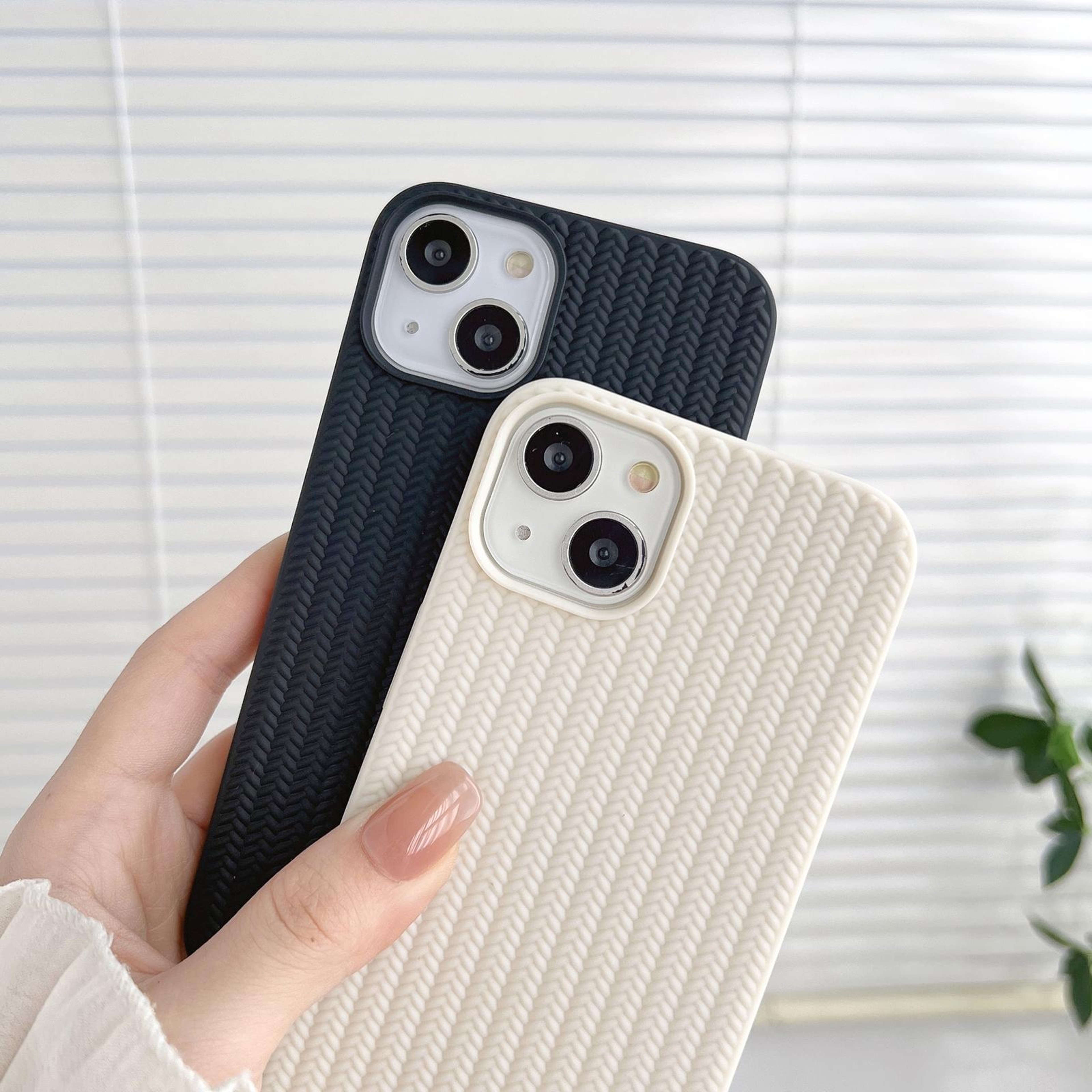 IPhone 18 Pro Max Weave Texture TPU Phone Case 2