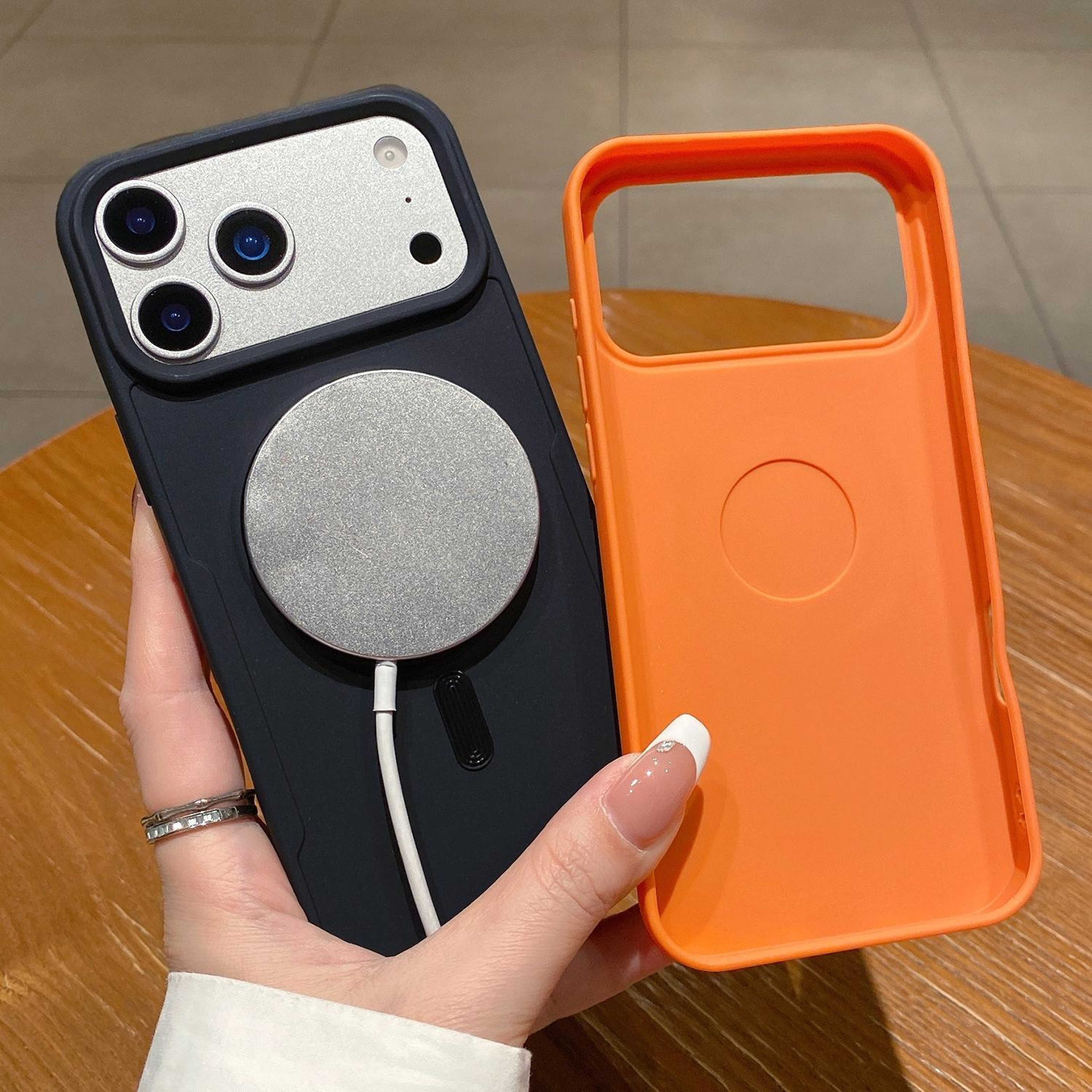 Magnetic Ring TPU Shockproof Phone Case For 18 Pro 5