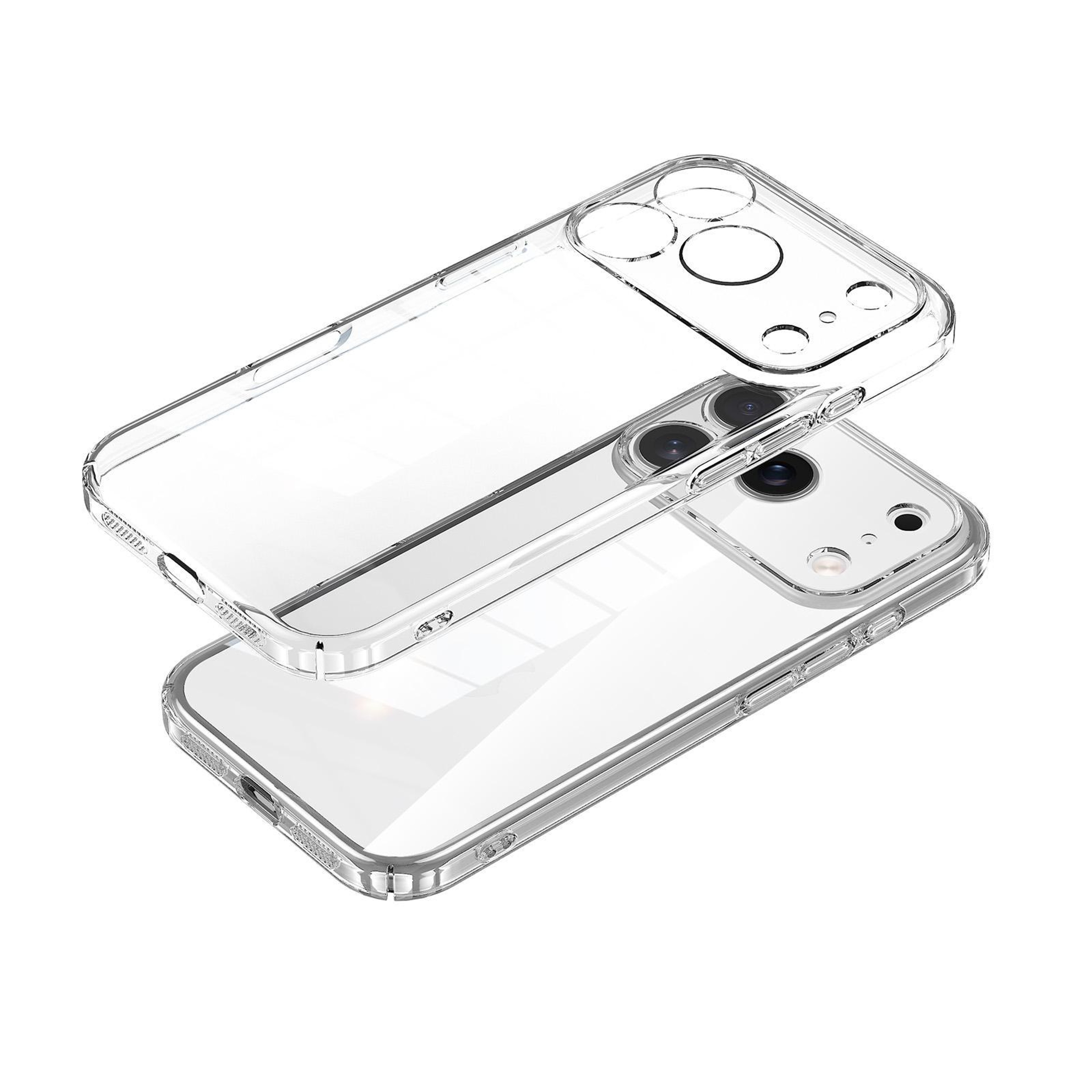 Clear Hybrid TPU PC Case for iPhone 18 Pro – view 1