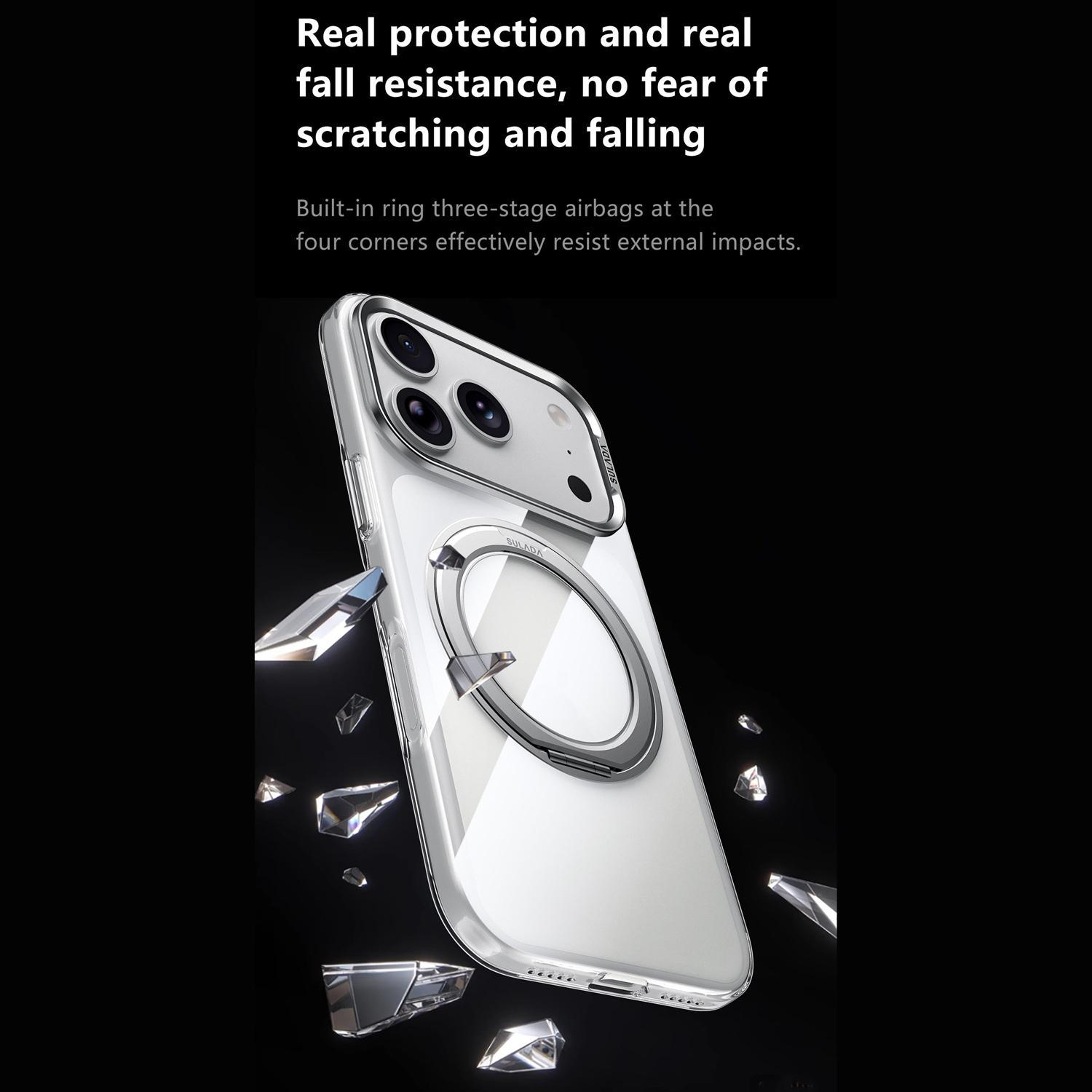 iPhone 18 Pro Max Clear PC Phone Case with Scratch Protection – view 4